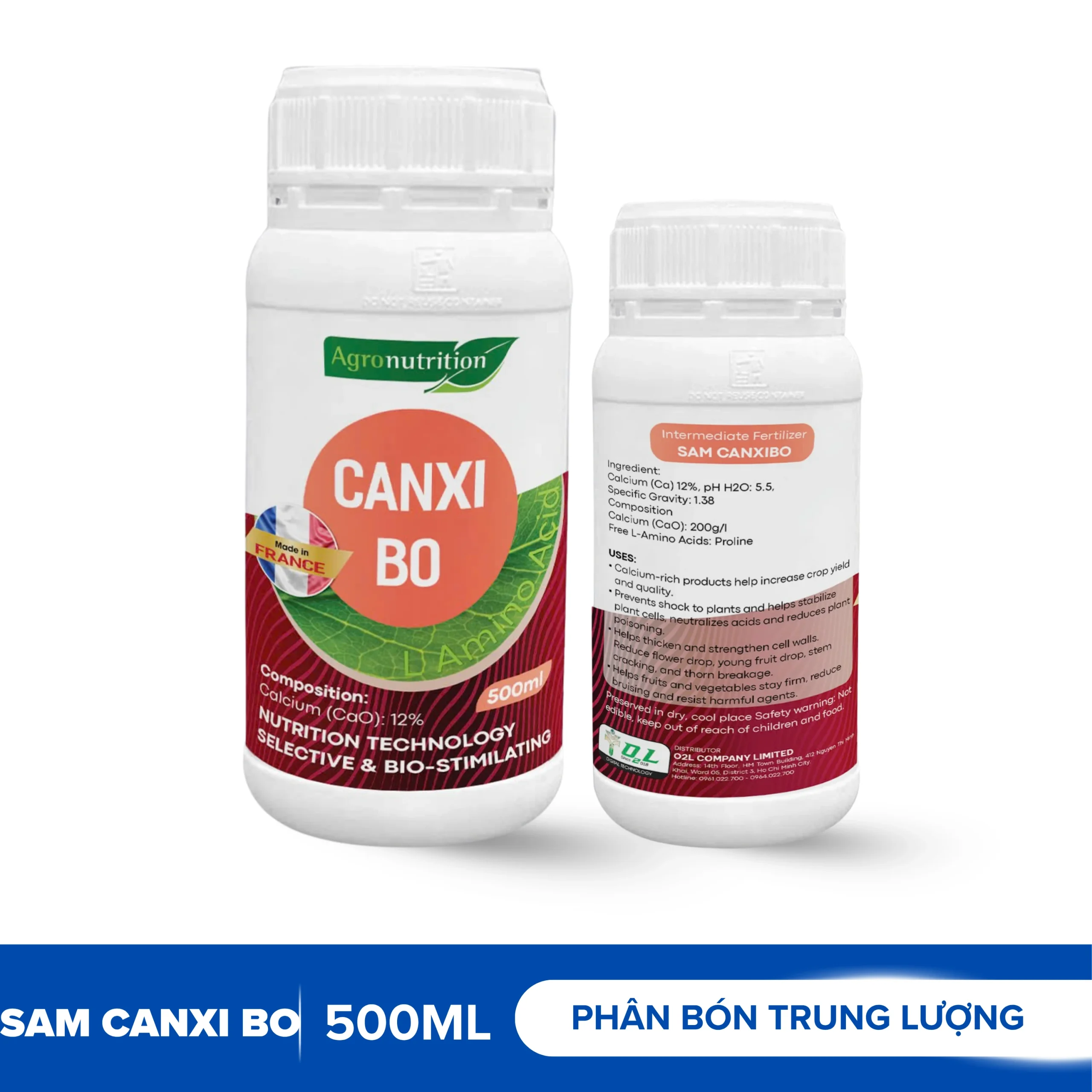 CANXI BO 500ML - Chống rụng hoa nứt trái - Khai Pham Group