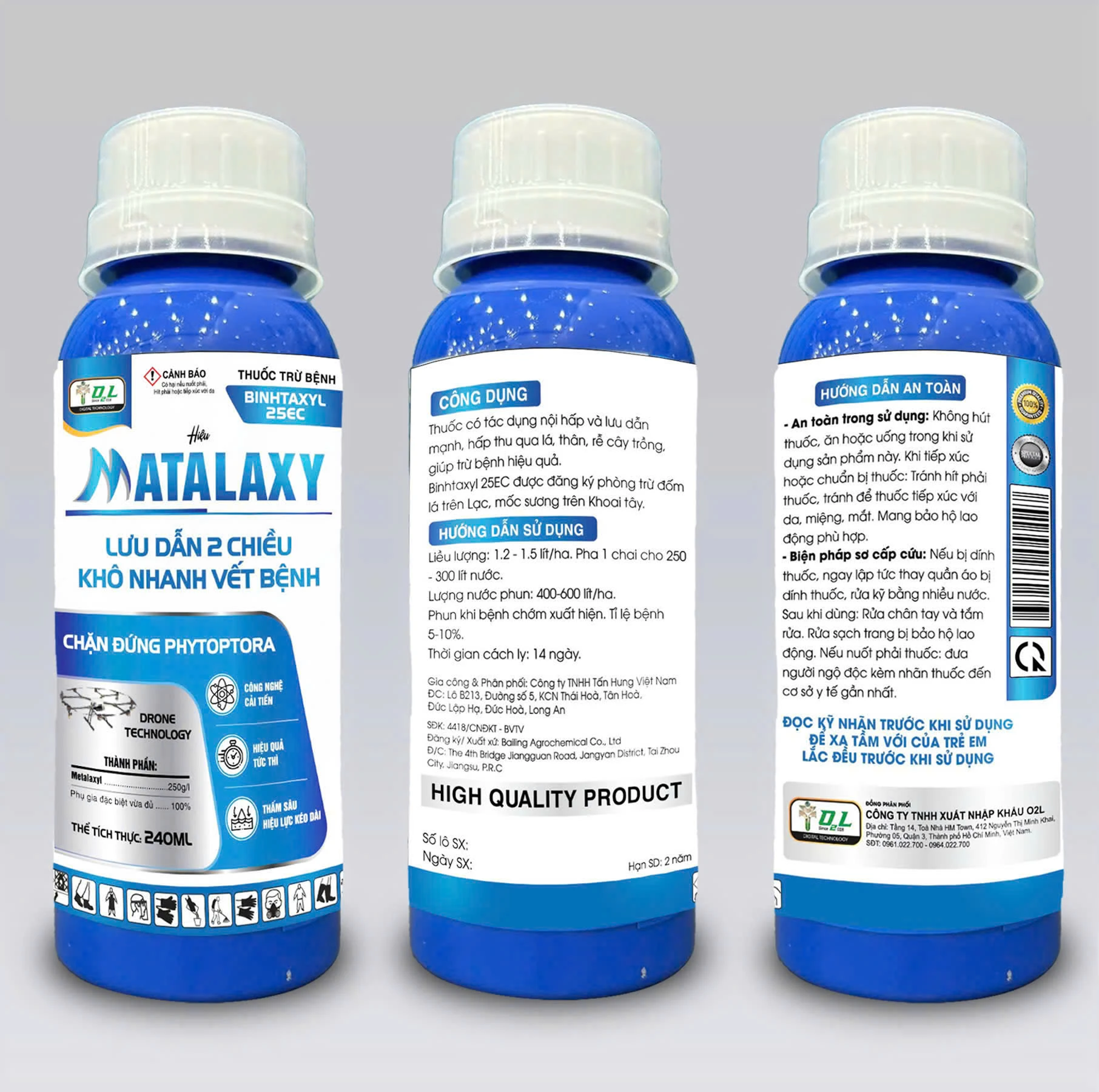 BINHTAXYL 25EC – CHẶN ĐỨNG PHYTOPTORA- sầu riêng