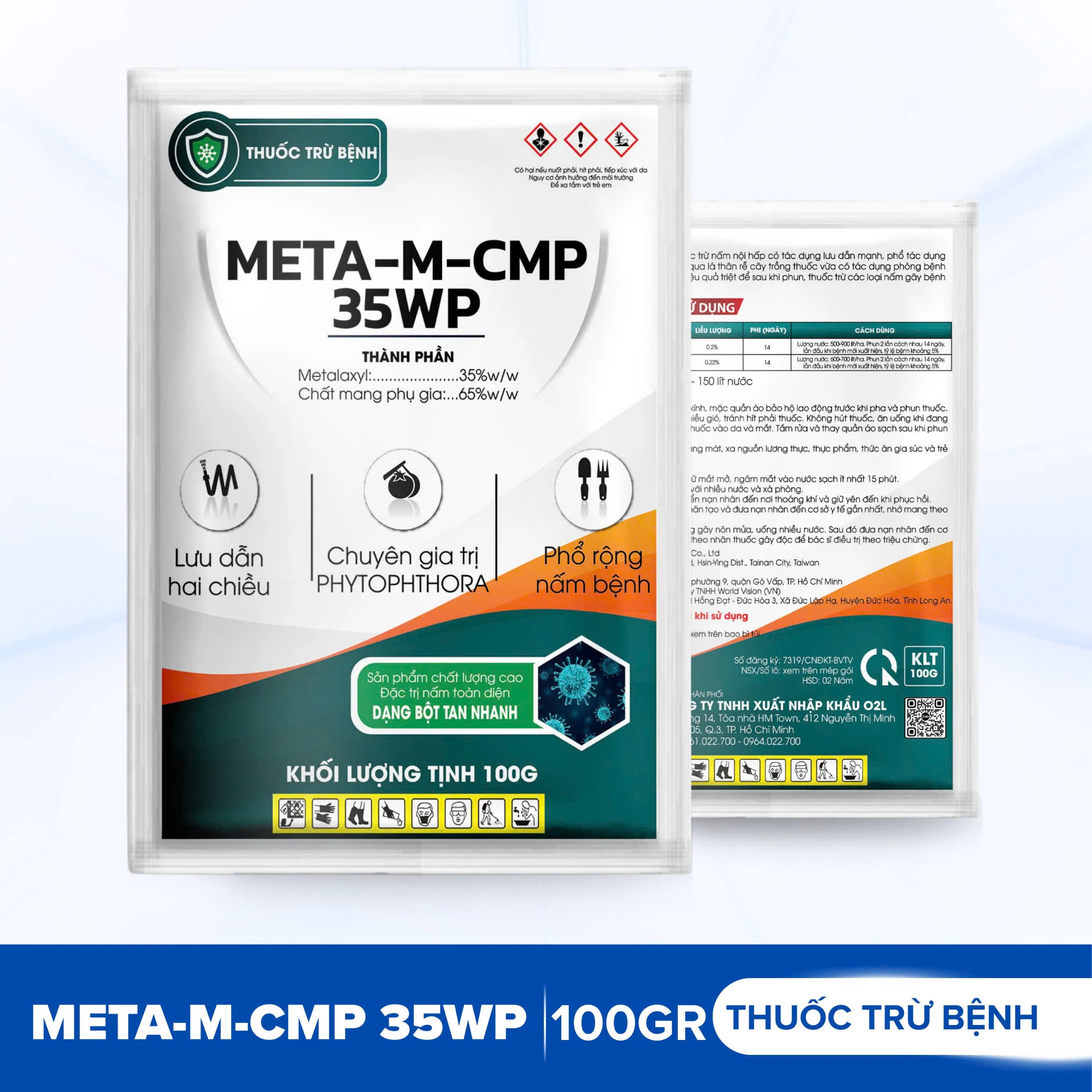 META-M-CMP 35WWP, chuyên gia trị PHYTOPHTHORA 