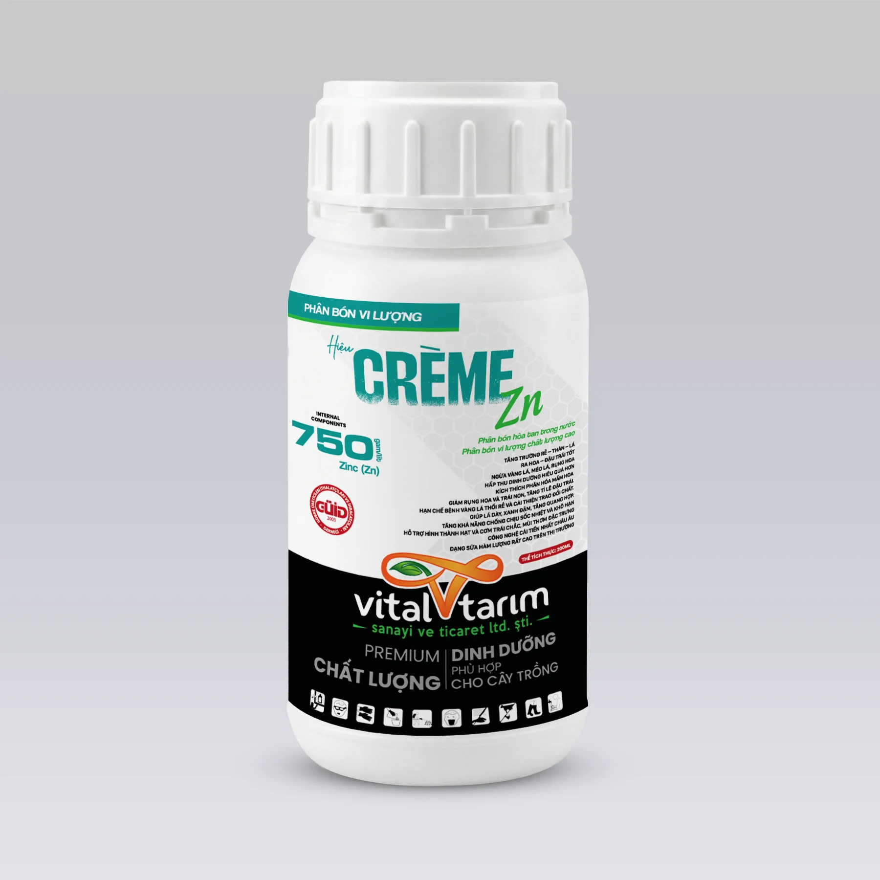 CREME ZN – Tăng trưởng rễ thân lá, ra hoa đậu trái