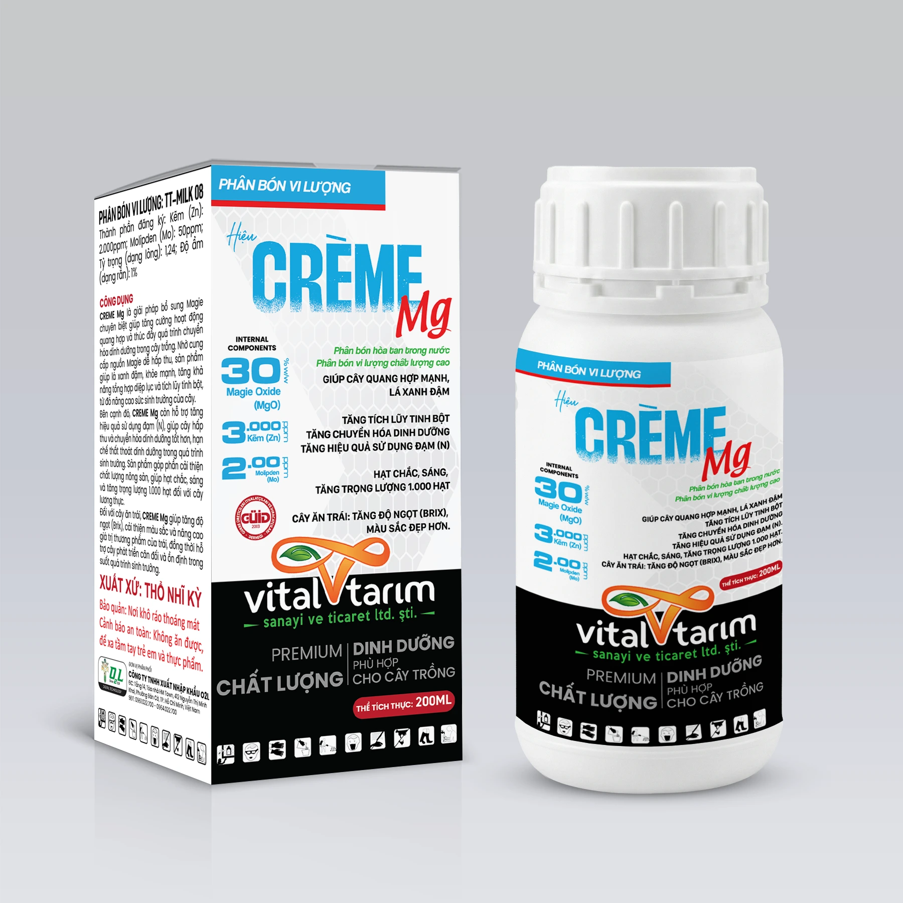 CREME MG – Tăng quang hợp, xanh lá, hạt chắc, trái ngọt
