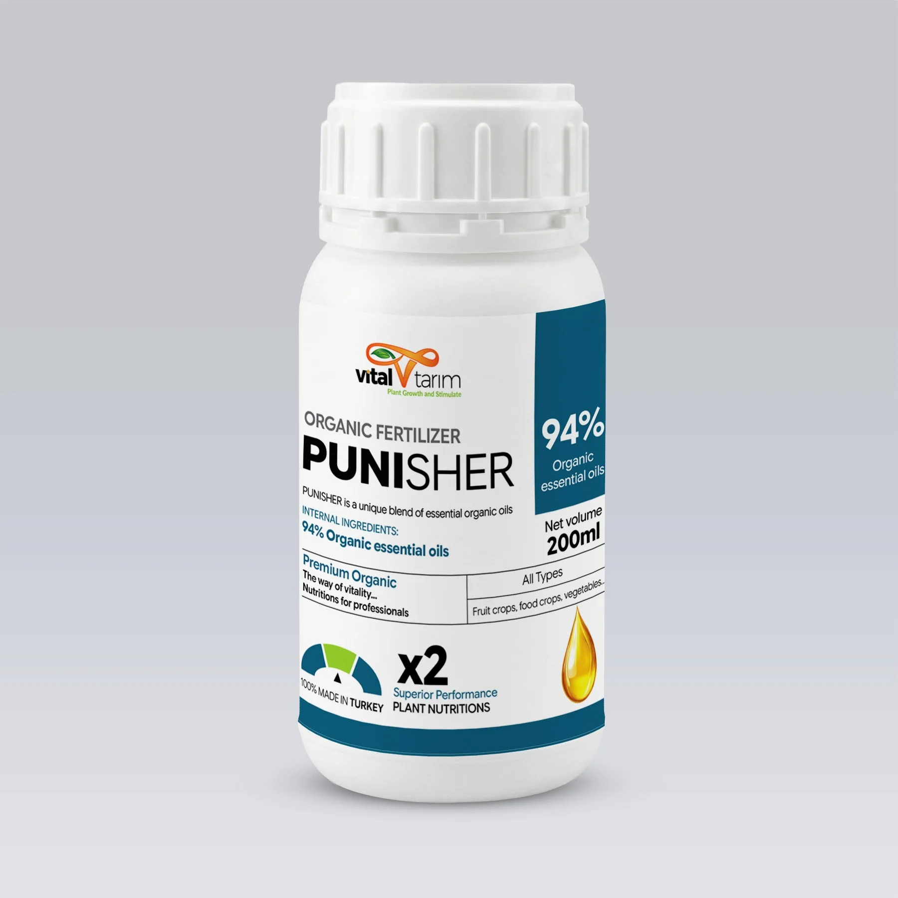 Punisher 200ml - Dầu hữu cơ hỗ trợ diệt côn trùng 