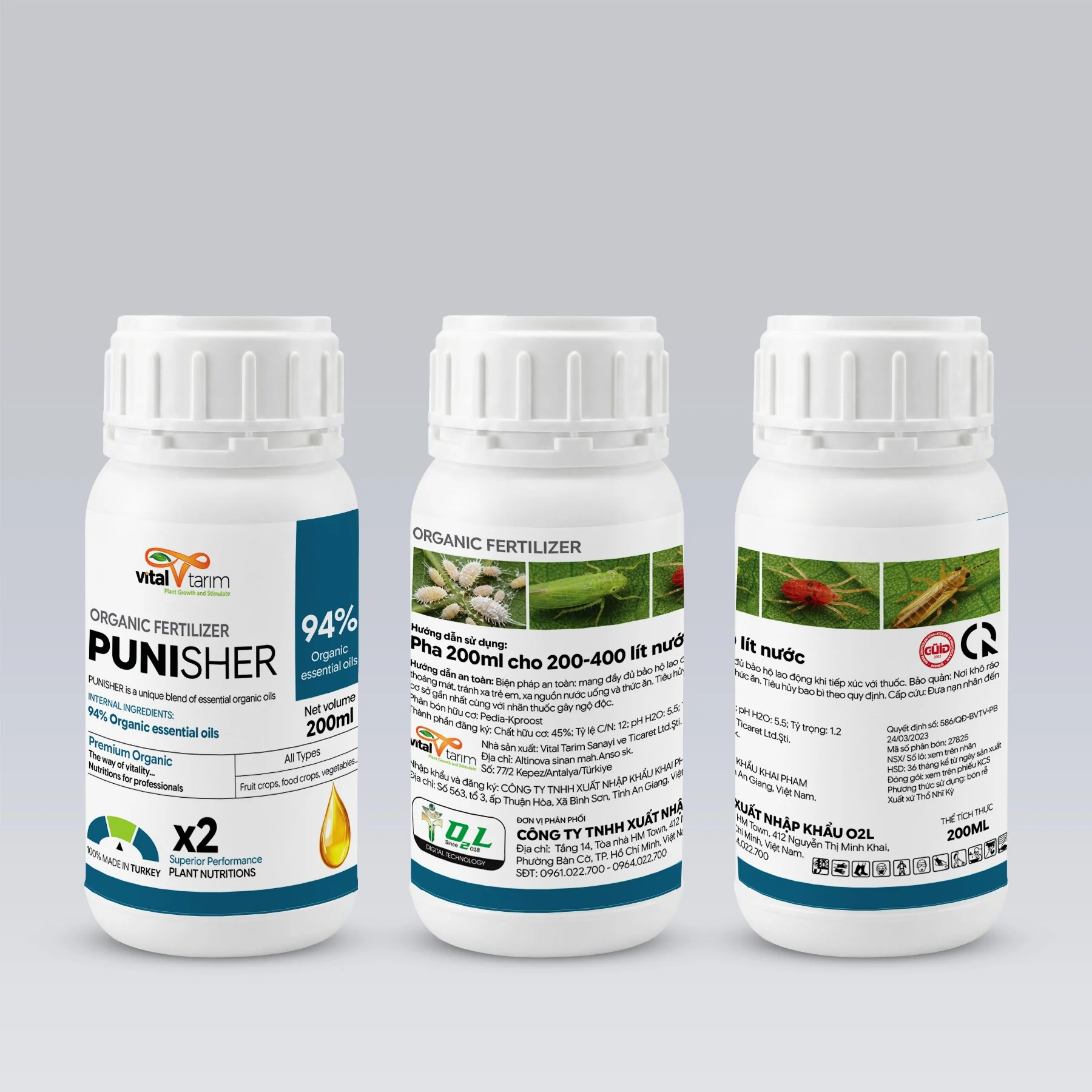 Punisher 200ml - Dầu hữu cơ hỗ trợ diệt côn trùng 