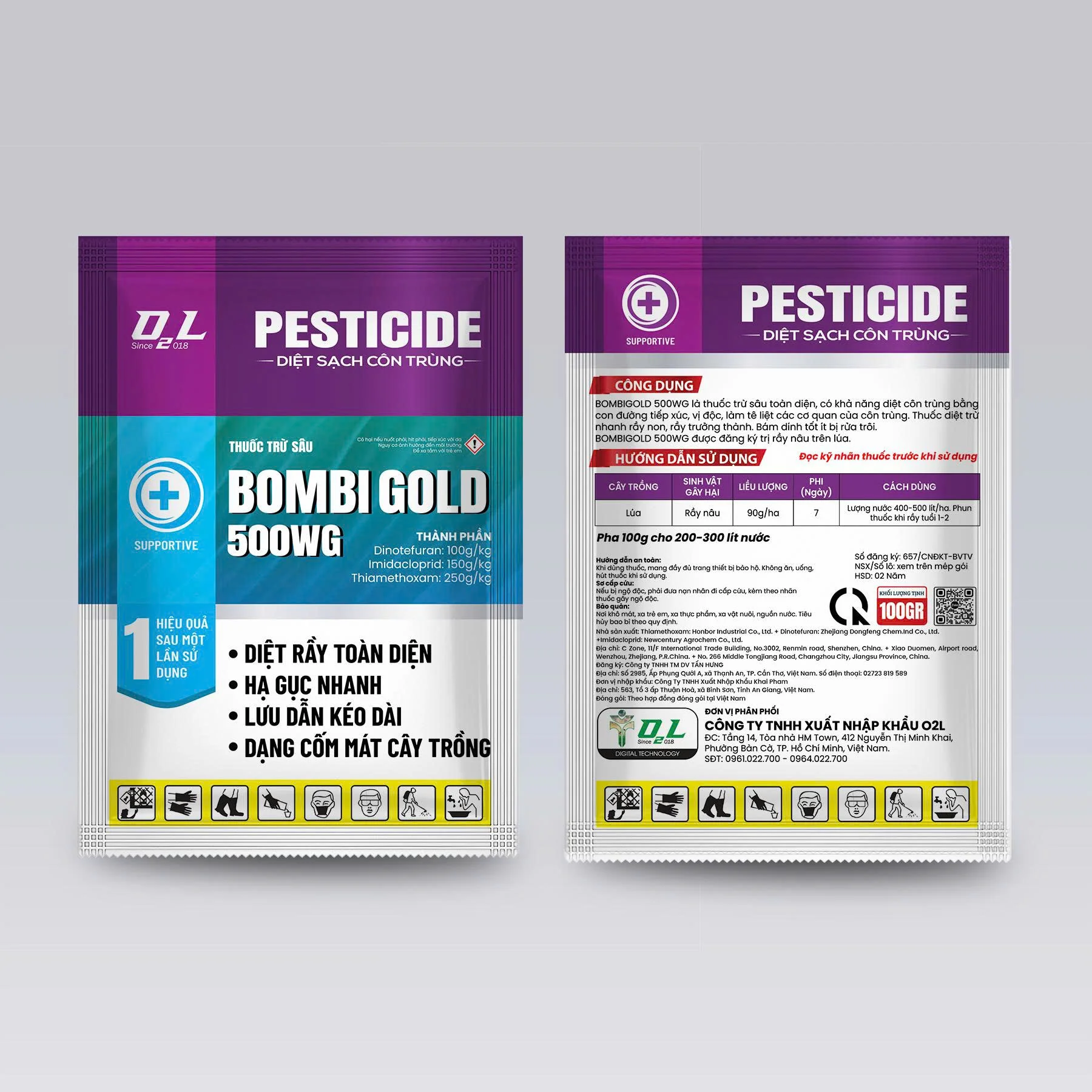 BOMBIGOLD 500WG - Sạch rầy toàn diện