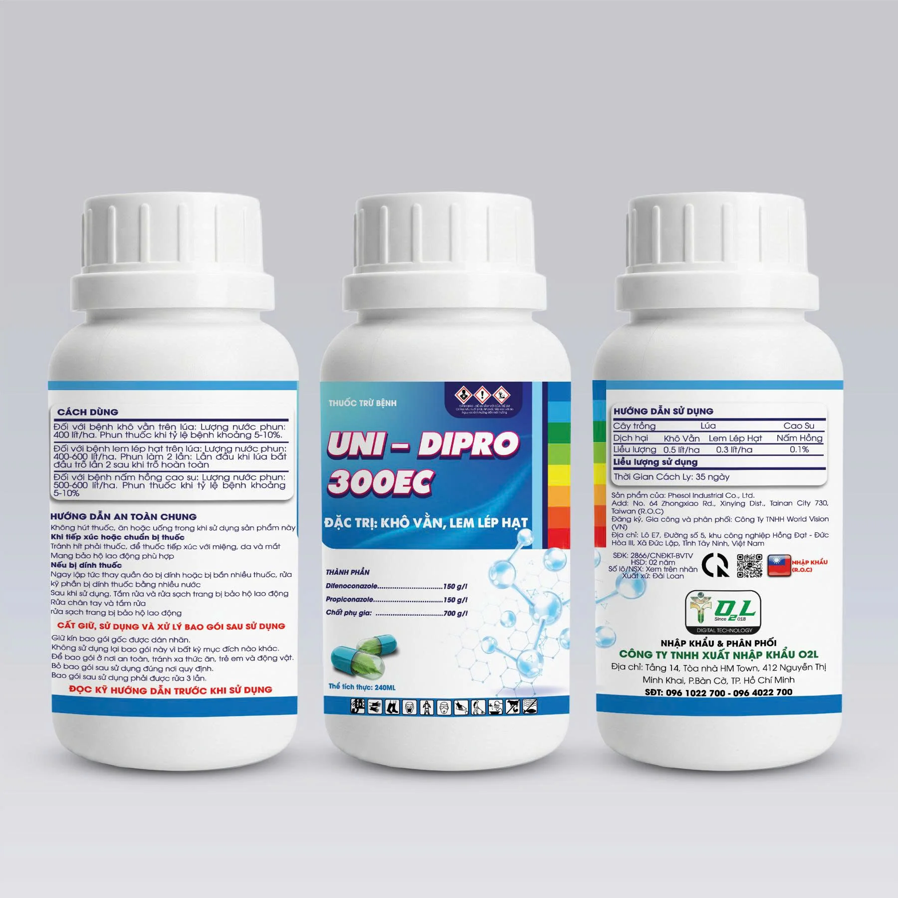 UNI-DIPRO 300EC – ĐẶC TRỊ BỆNH KHÔ VẰN HẠI LÚA