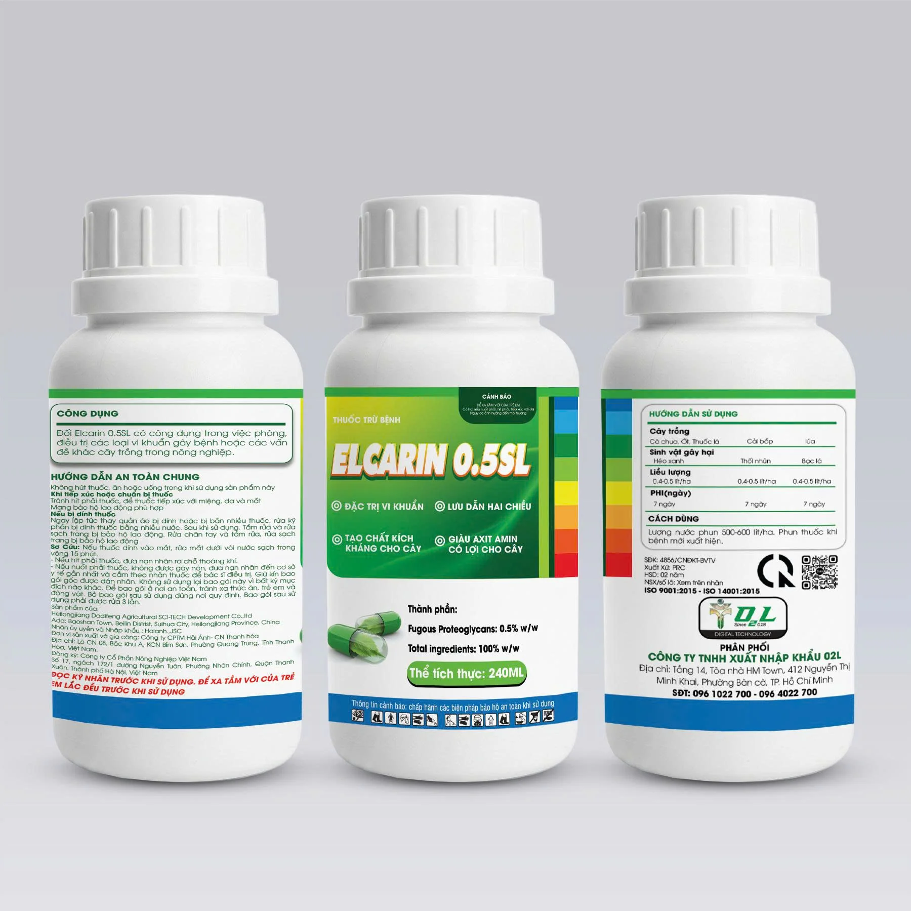 ELCARIN 0.5SL – ĐẶC TRỊ ĐẠO ÔN & VI KHUẨN