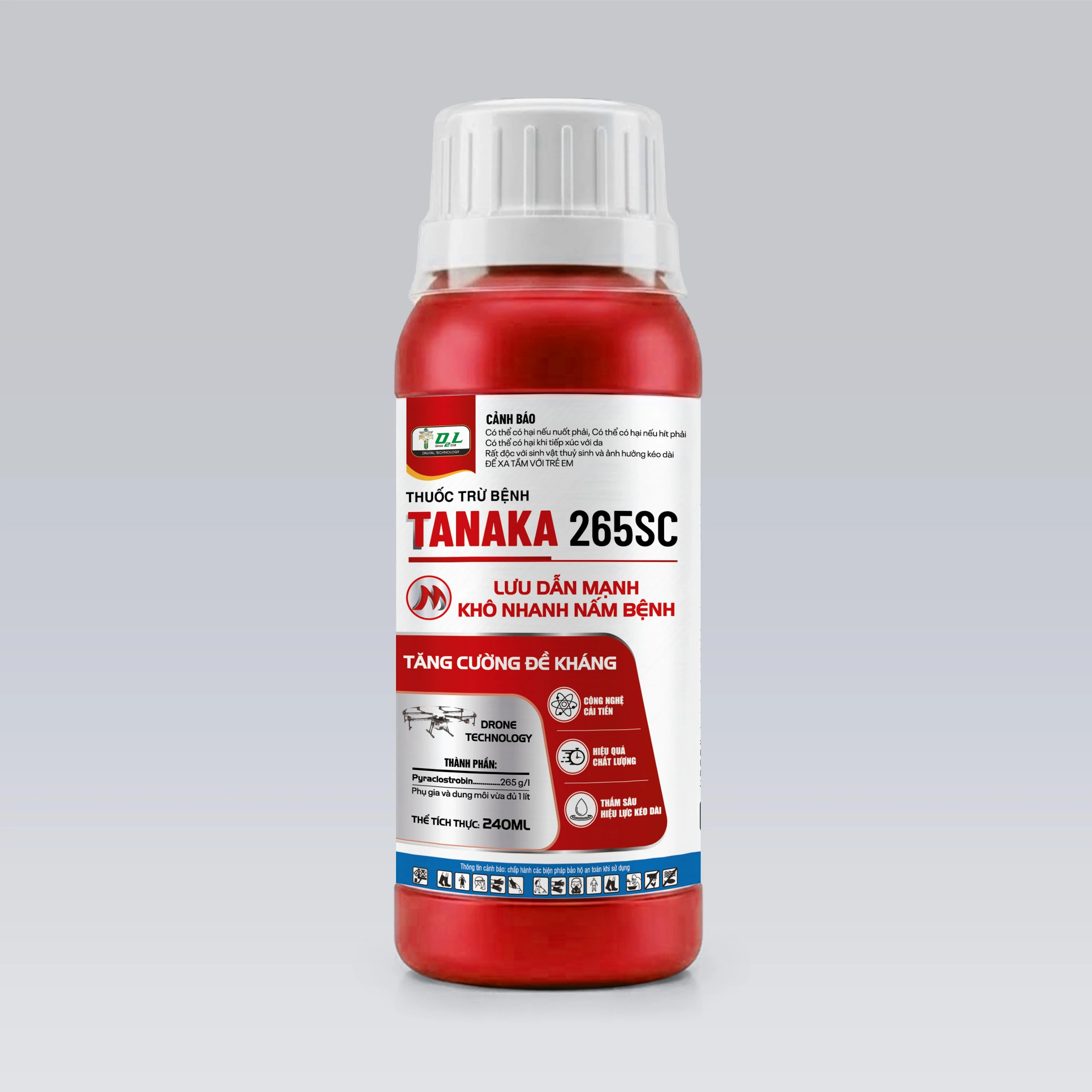 TANAKA 265SC - KHÔ NHANH NẤM BỆNH- NHÃN ĐỎ