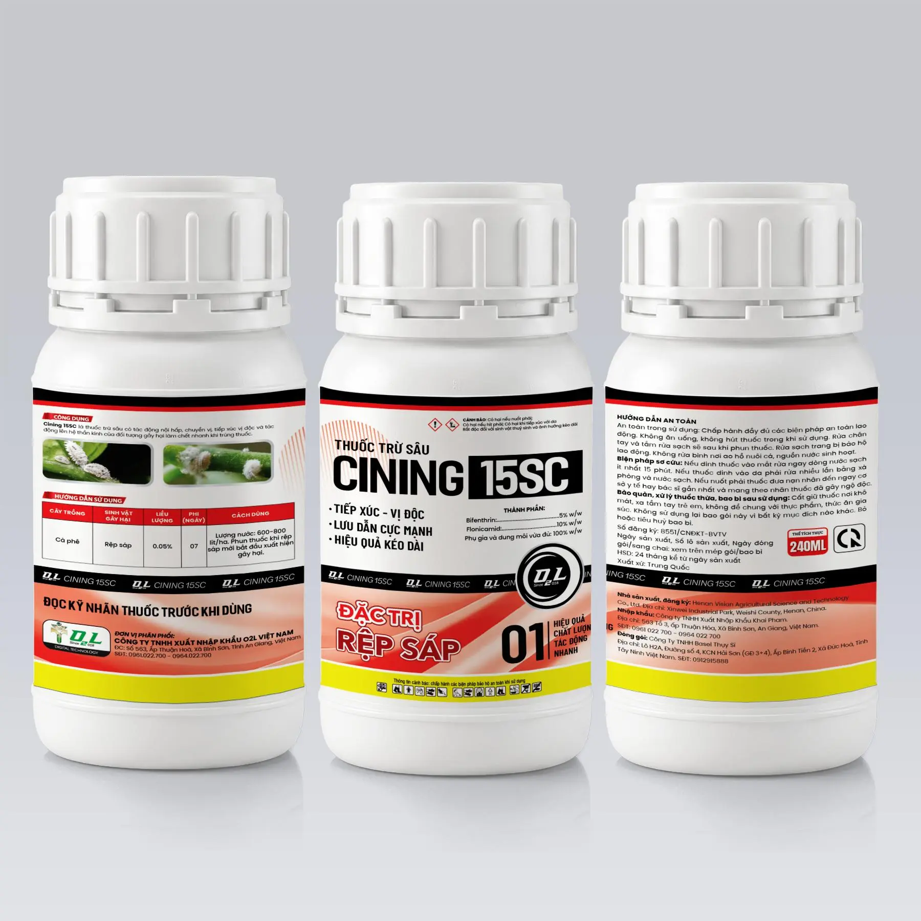 CINING 15SC - ĐẶC TRỊ RỆP SÁP