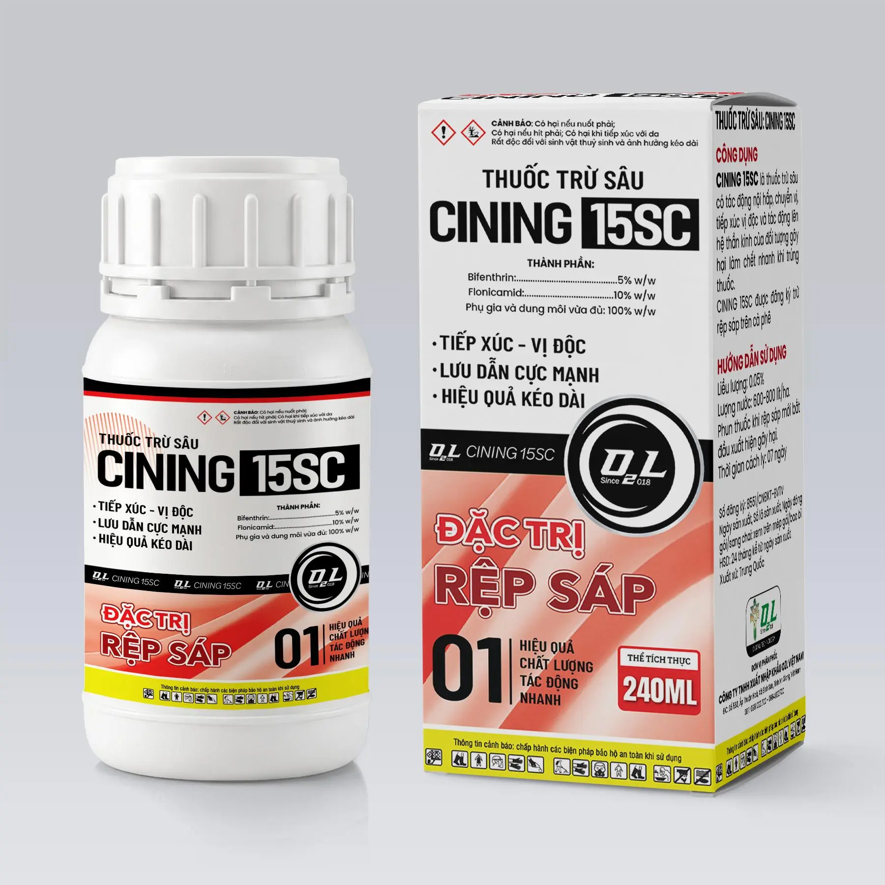 CINING 15SC - ĐẶC TRỊ RỆP SÁP