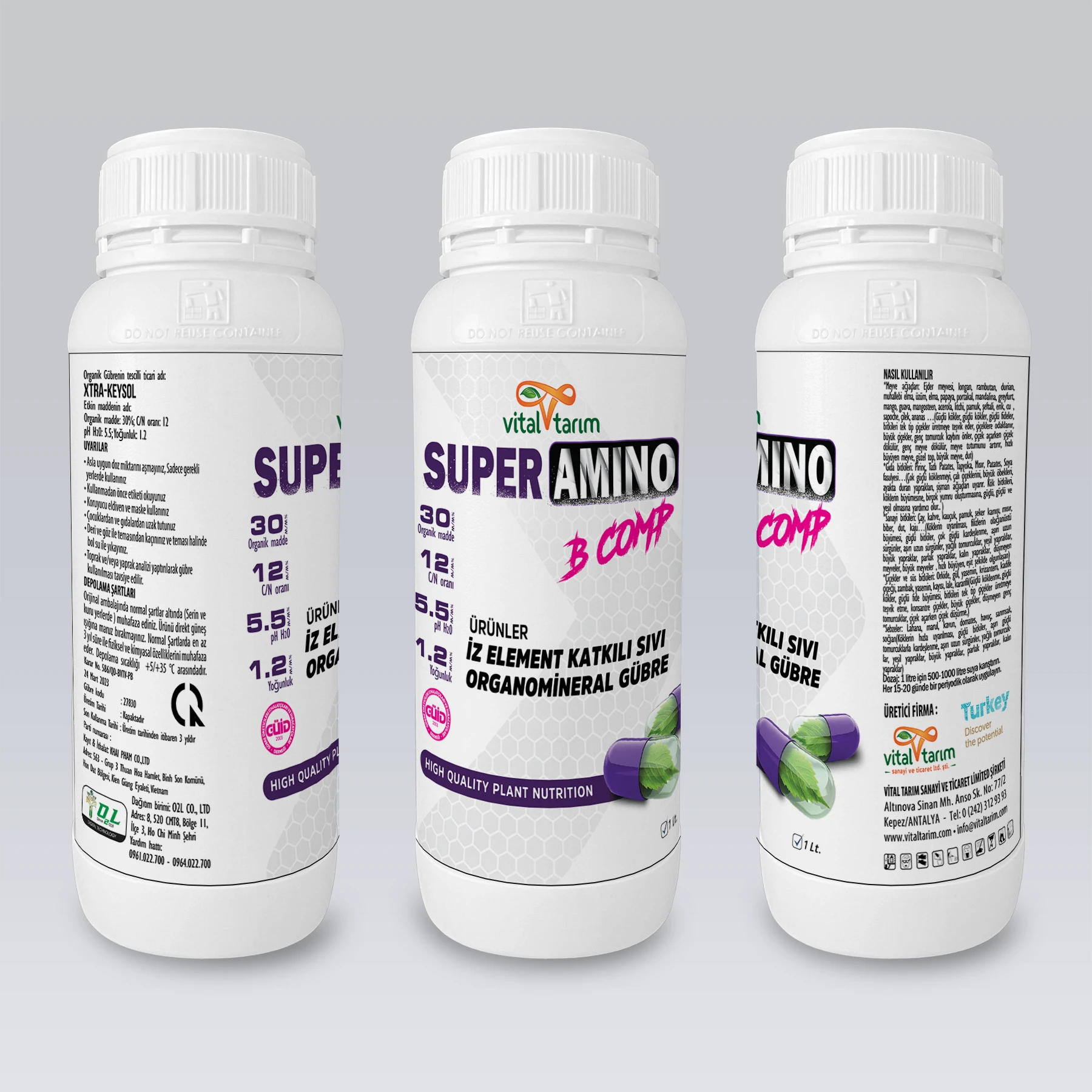 SUPER AMINO 1LIT – DƯỠNG BÔNG RA HOA, ĐẬU TRÁI