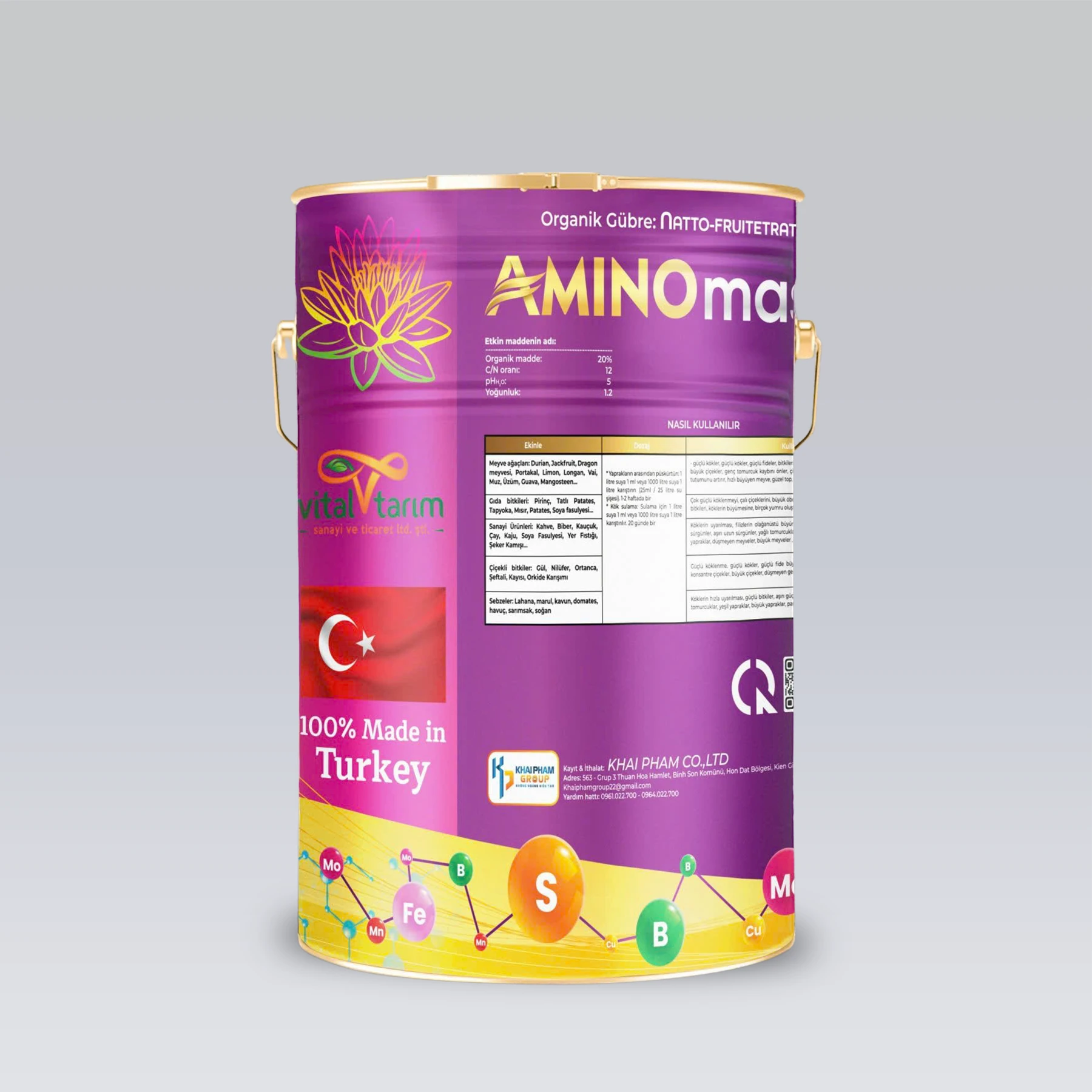 AMINO MASTER – DƯỠNG BÔNG RA HOA, ĐẬU TRÁI