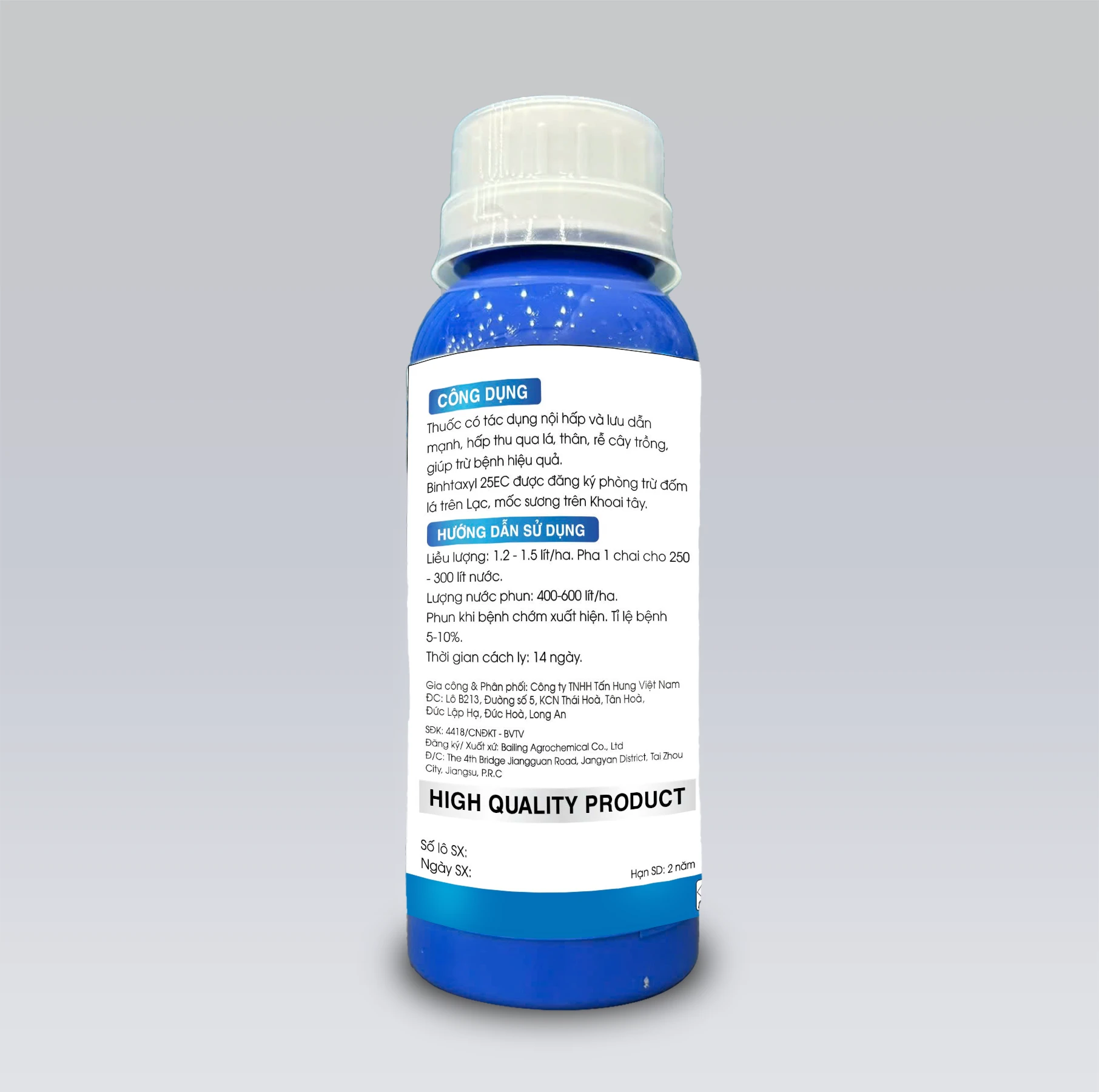 BINHTAXYL 25EC – CHẶN ĐỨNG PHYTOPTORA