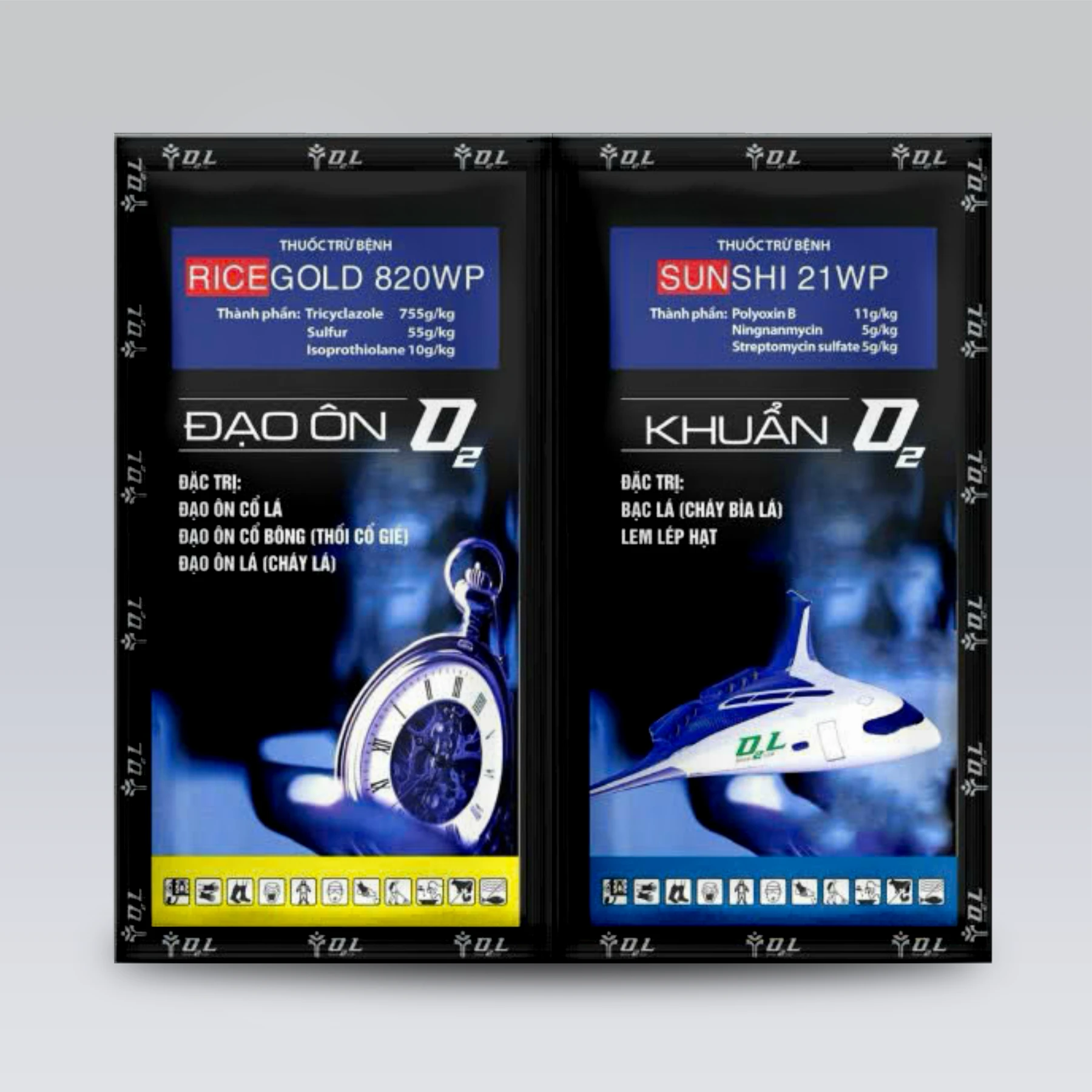 CẶP ĐÔI RICEGOLD 820WG – SUNSHI 21WP ĐẶC TRỊ ĐẠO ÔN & VI KHUẨN