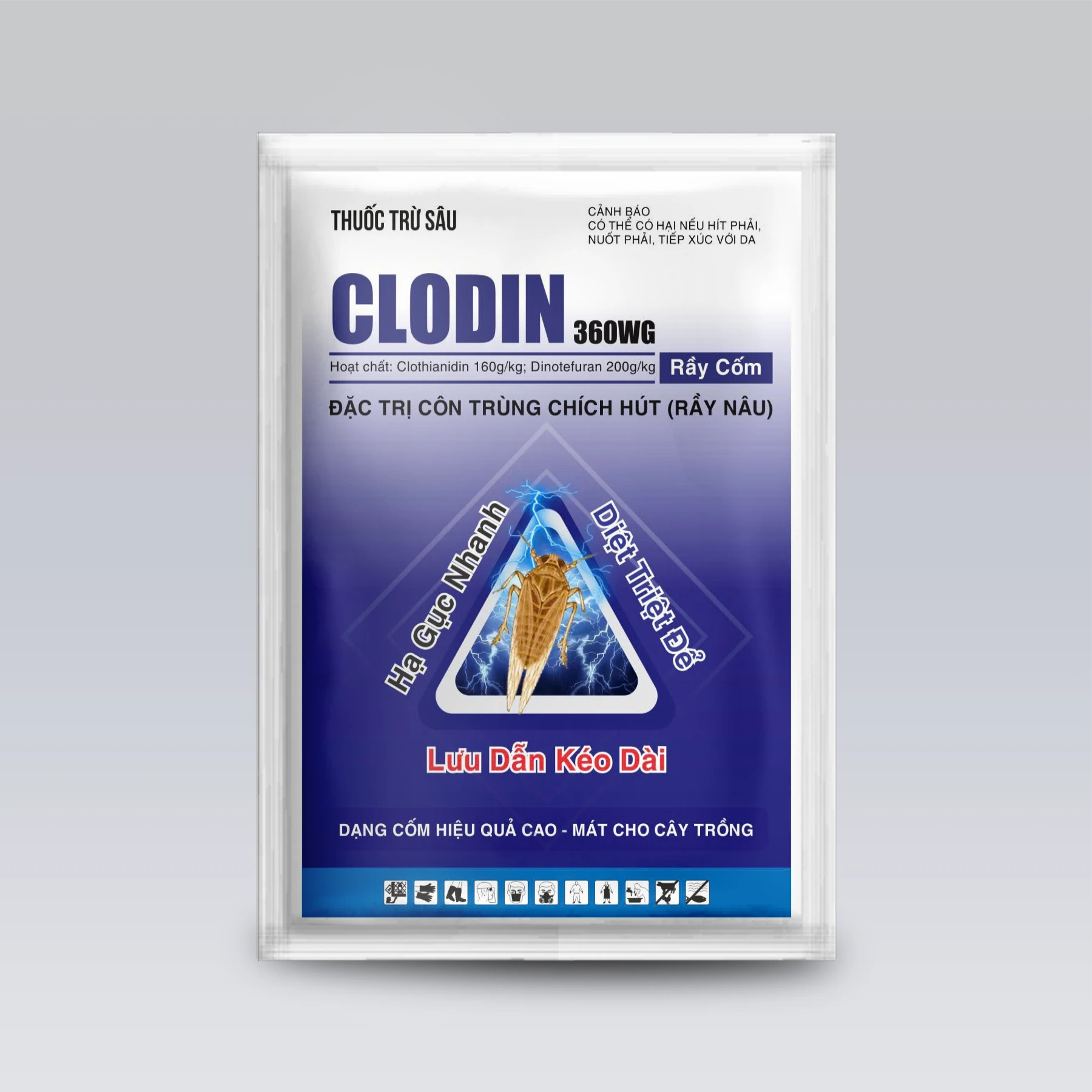 CLODIN 360WG – ĐẶC TRỊ CON TRÙNG CHÍCH HÚT (RẦY NÂU)