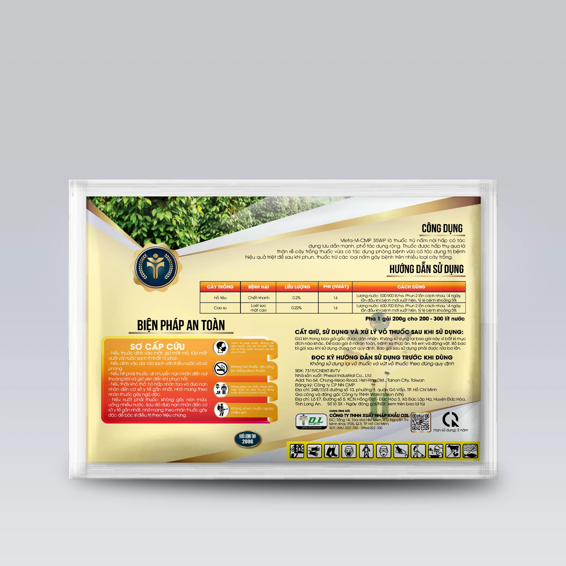 M-TAXYL 350 – RỒNG ĐỎ – CHUYÊN GIA TRỊ PHYTOPHTHORA