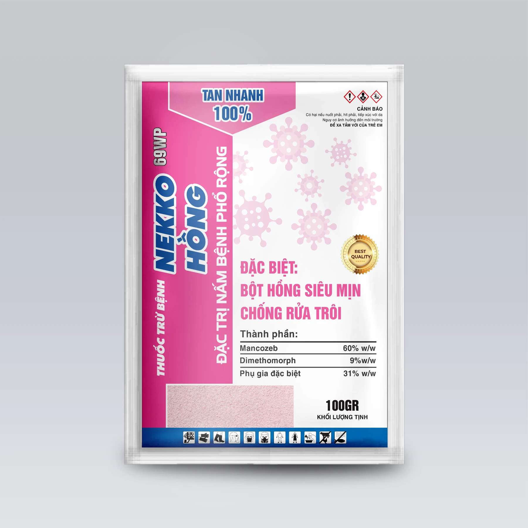NEKKO 69WP – ĐẶC TRỊ NẤM BỆNH PHỔ RỘNG