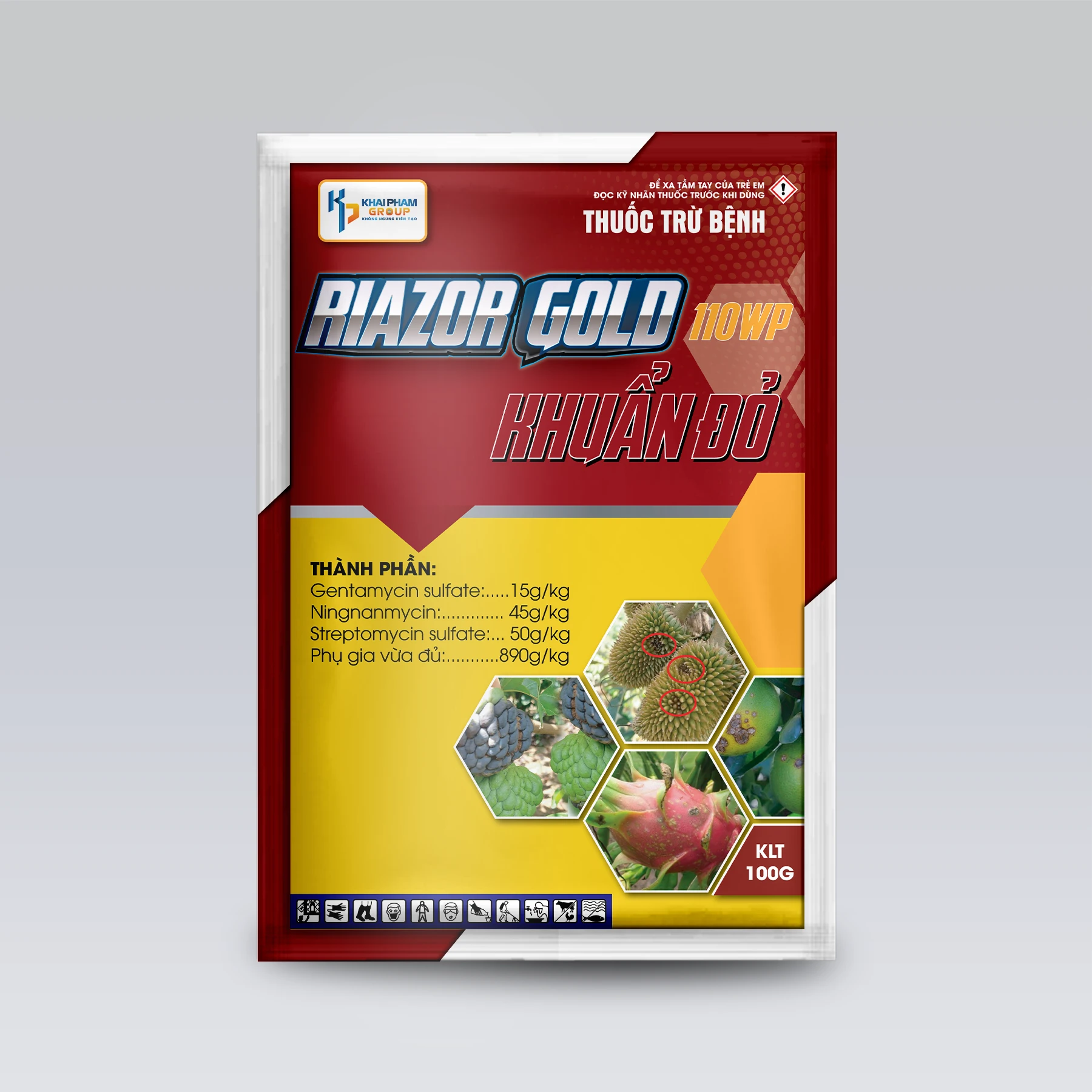 RIAZOR GOLD 110WP – KHUẨN ĐỎ – KIỂM SOÁT VI KHUẨN GÂY BỆNH