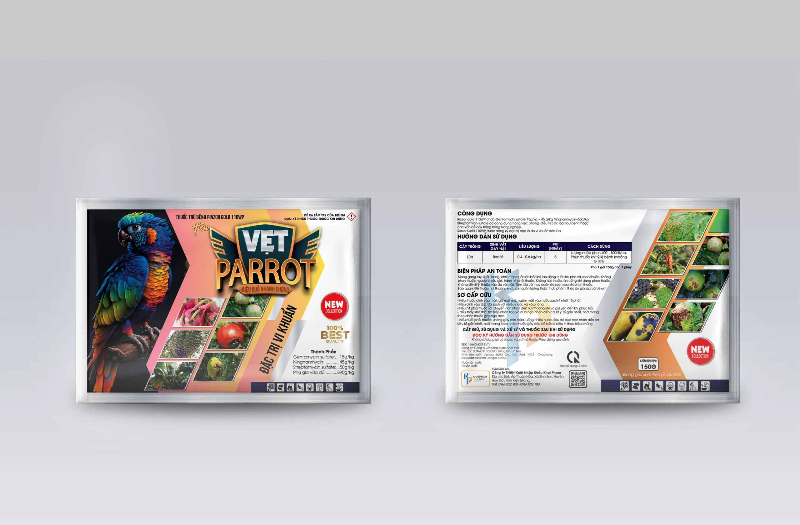 RIAZOR GOLD 110WP – VẸT PARROT ĐẶC TRỊ VI KHUẨN