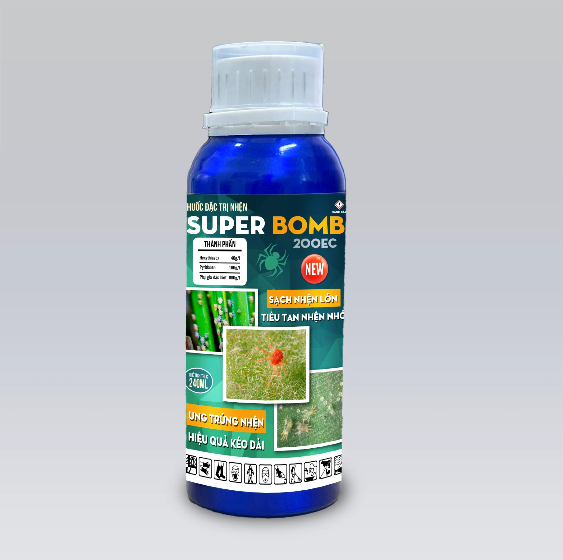 SUPER BOMB 200EC – THUỐC ĐẶC TRỊ NHỆN