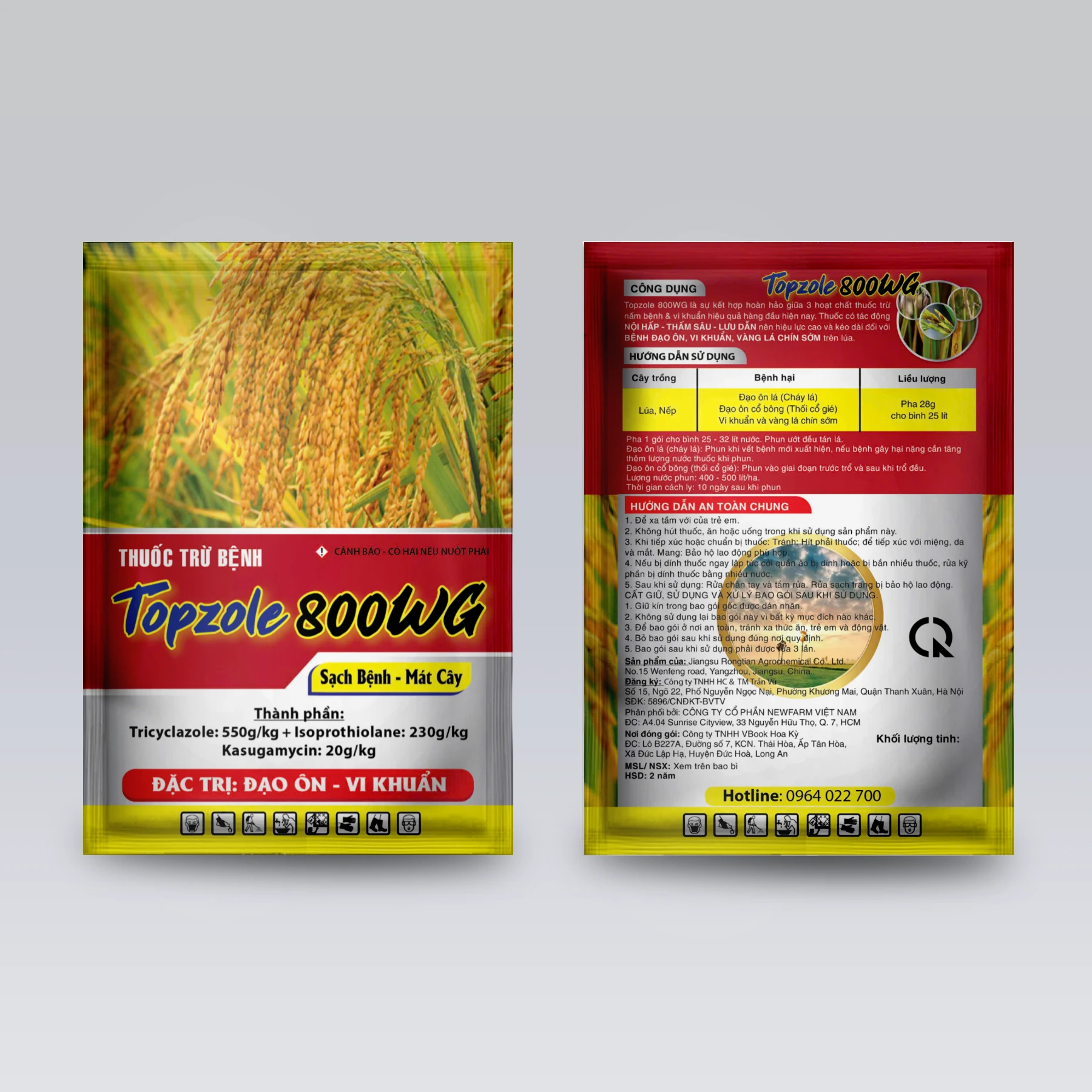 TOPZOLE 800WG – SẠCH BỆNH, MÁT CÂY