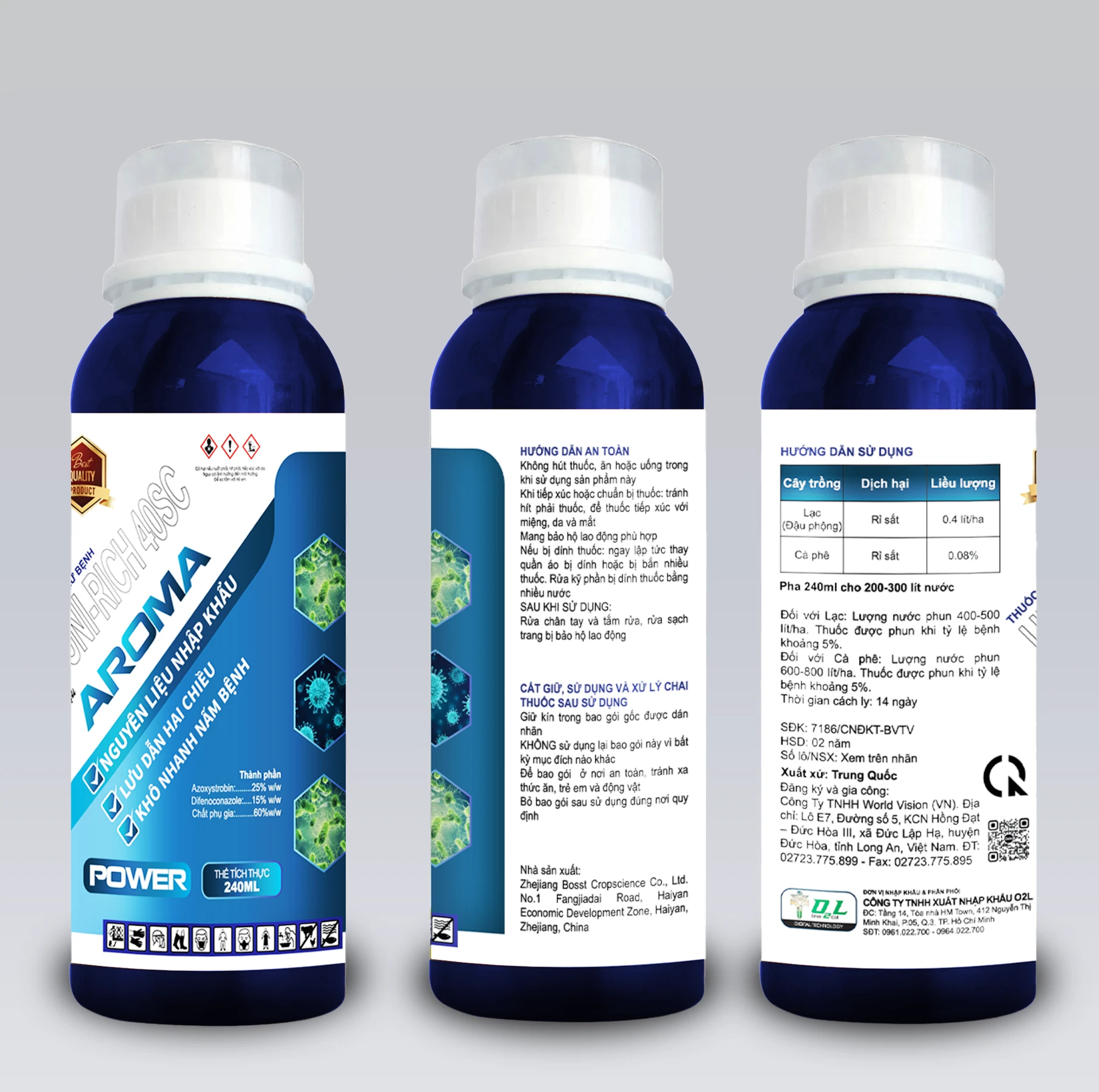 UNI RICH 40SC – AROMA – KHÔ NHANH NẤM BỆNH