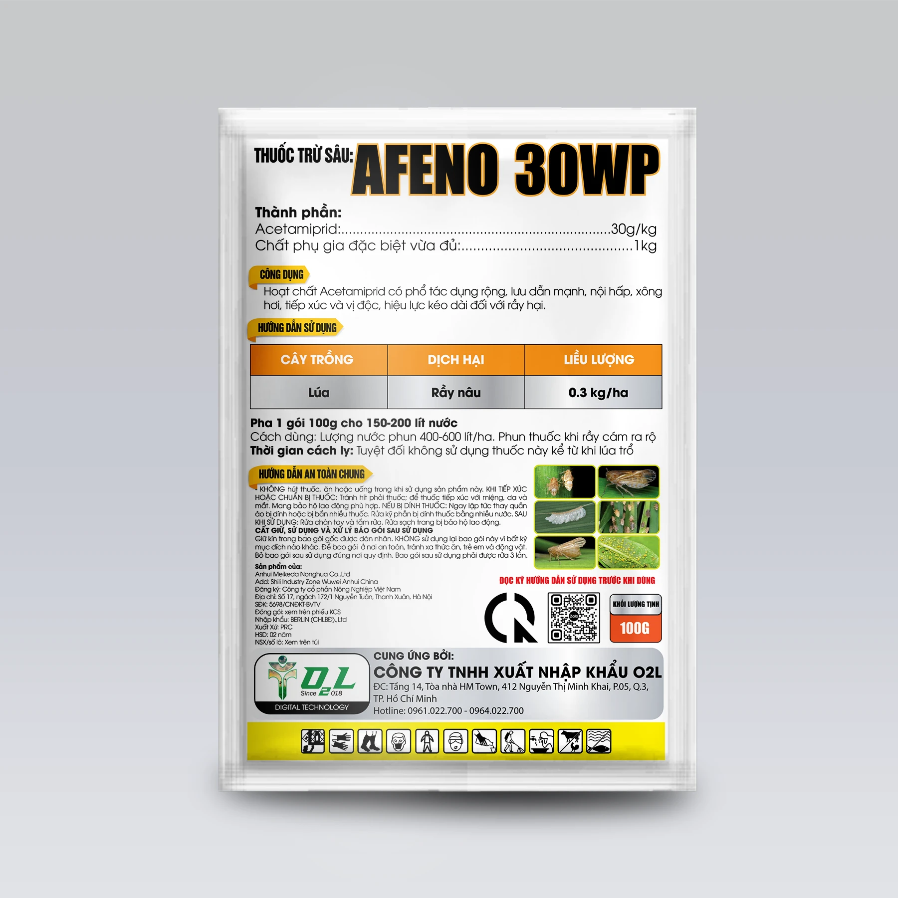 AFENO 30WP – DIỆT SẠCH RẦY – RẦY O2