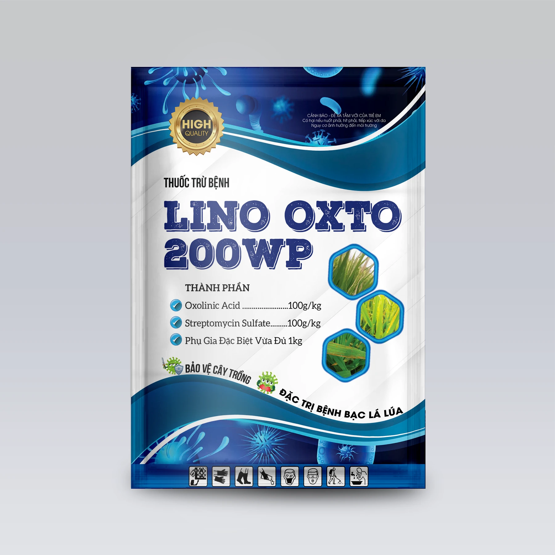LINO OXTO 200WP – ĐẶC TRỊ BỆNH BẠC LÁ LÚA