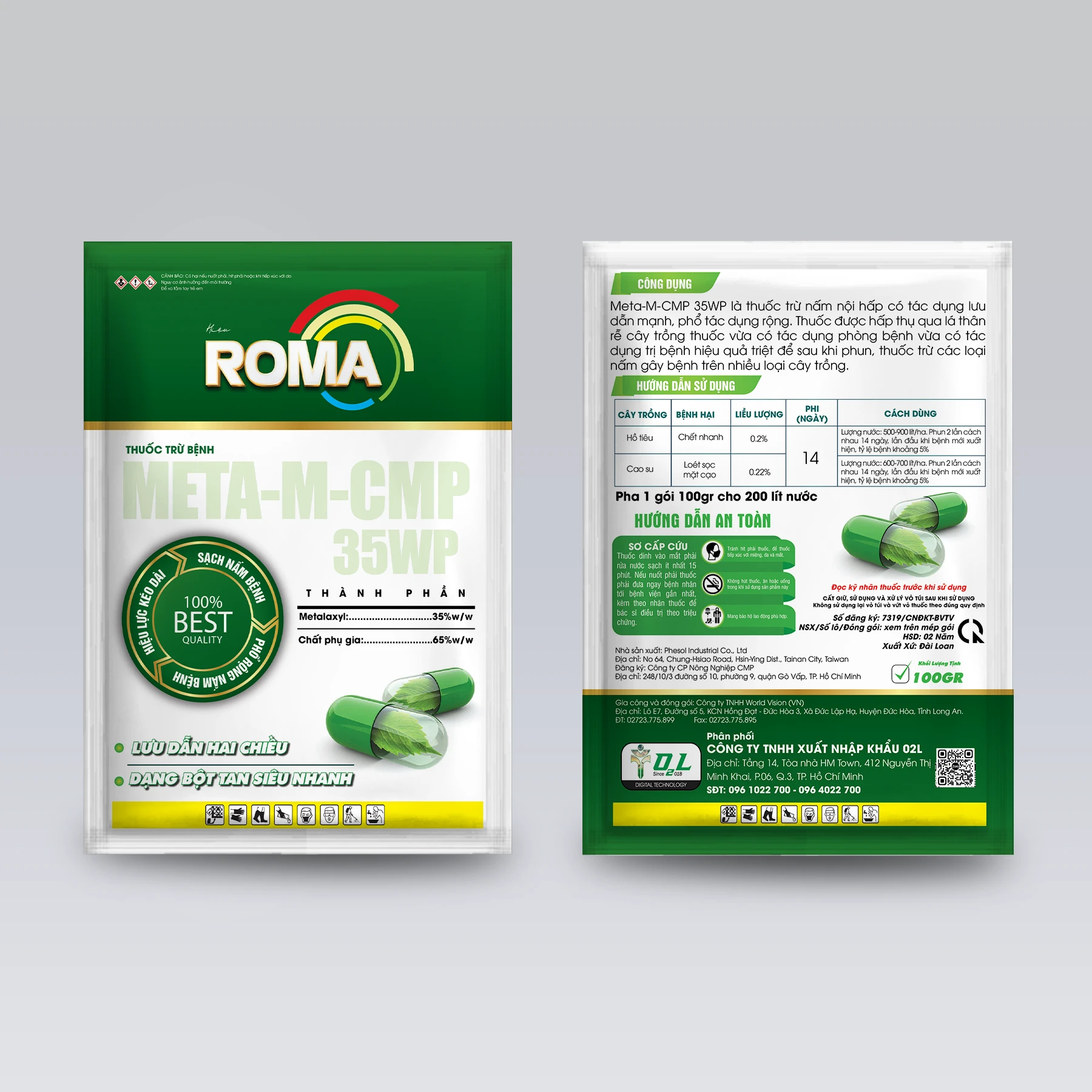 META-M-CMP 35WP – SẠCH NẤM BỆNH