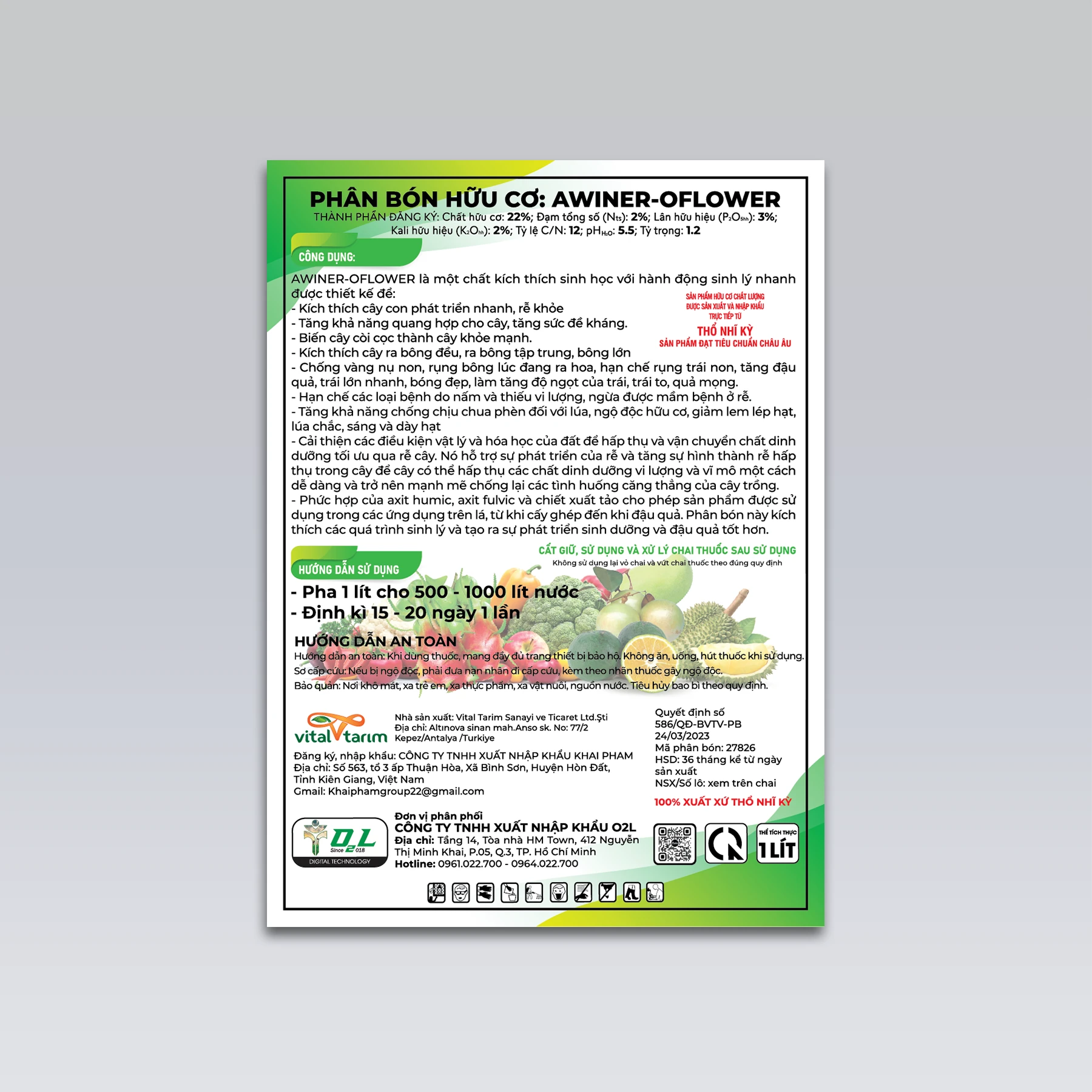 AWINER-OFLOWER – SIGNALIN MAX – SIÊU RA ĐỌT, BUNG MẮT CUA