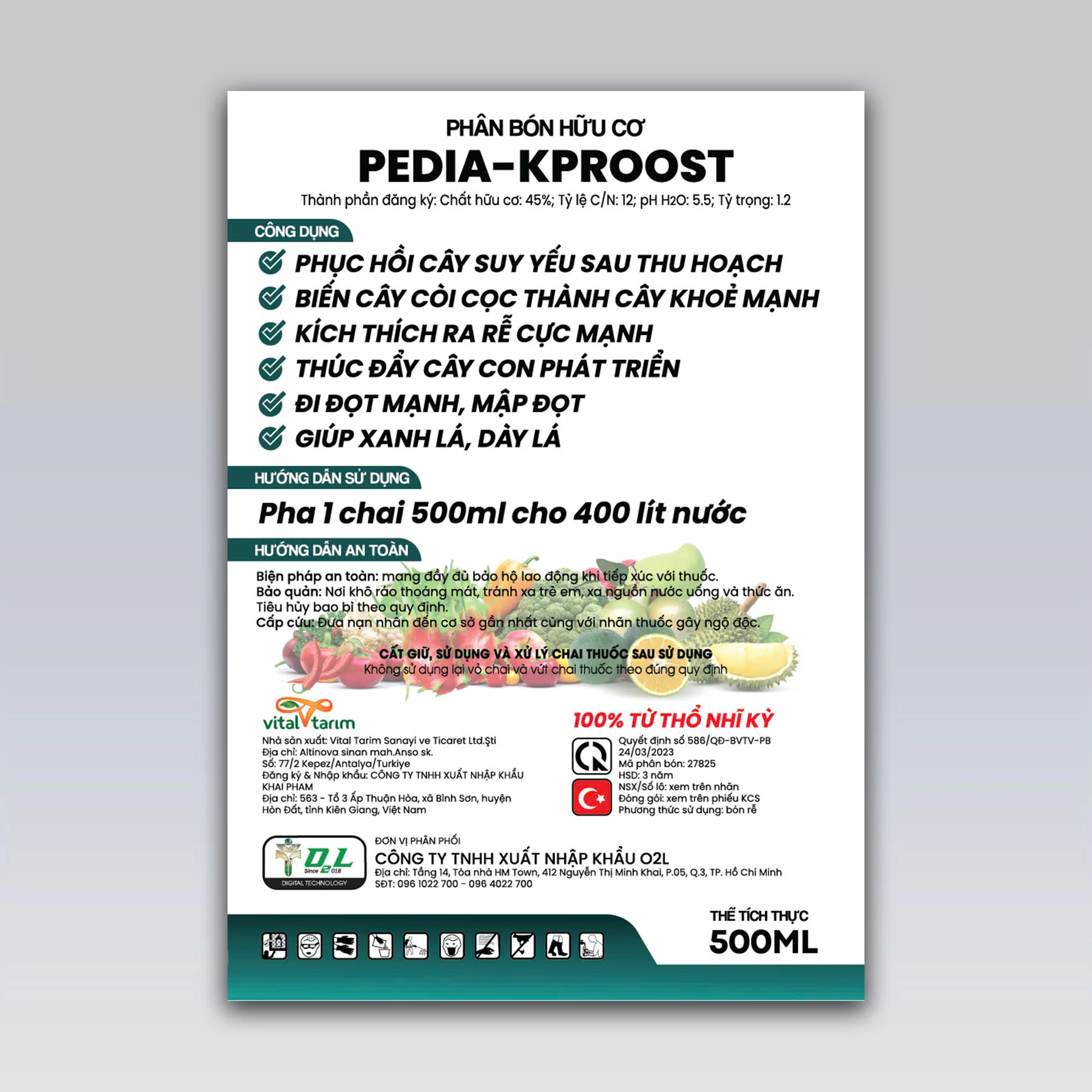 VITAL ROOST – Phục hồi cây suy yếu, đi đọt mạnh