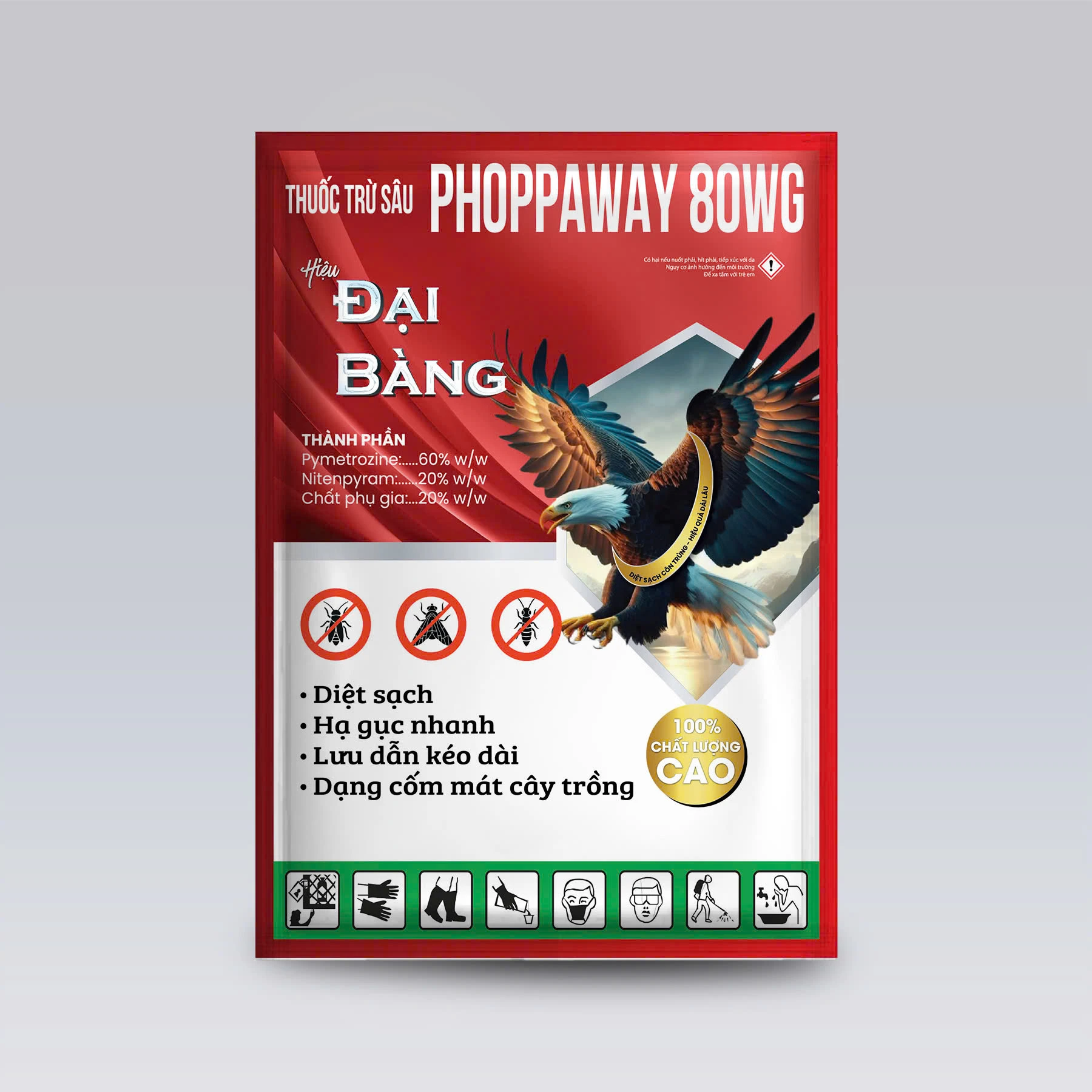 PHOPPAWAY 80WG – ĐÁNH BAY RẦY NÂU