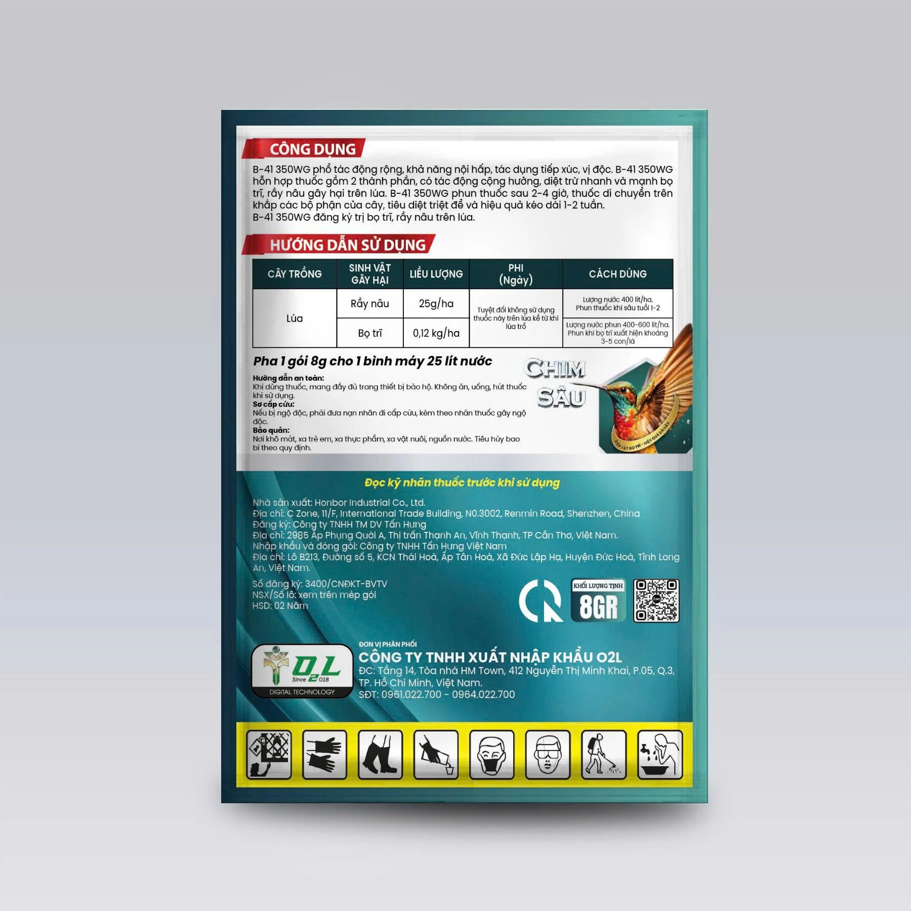 B-41 350WP – DẬP TẮT BỌ TRĨ, RẦY NÂU