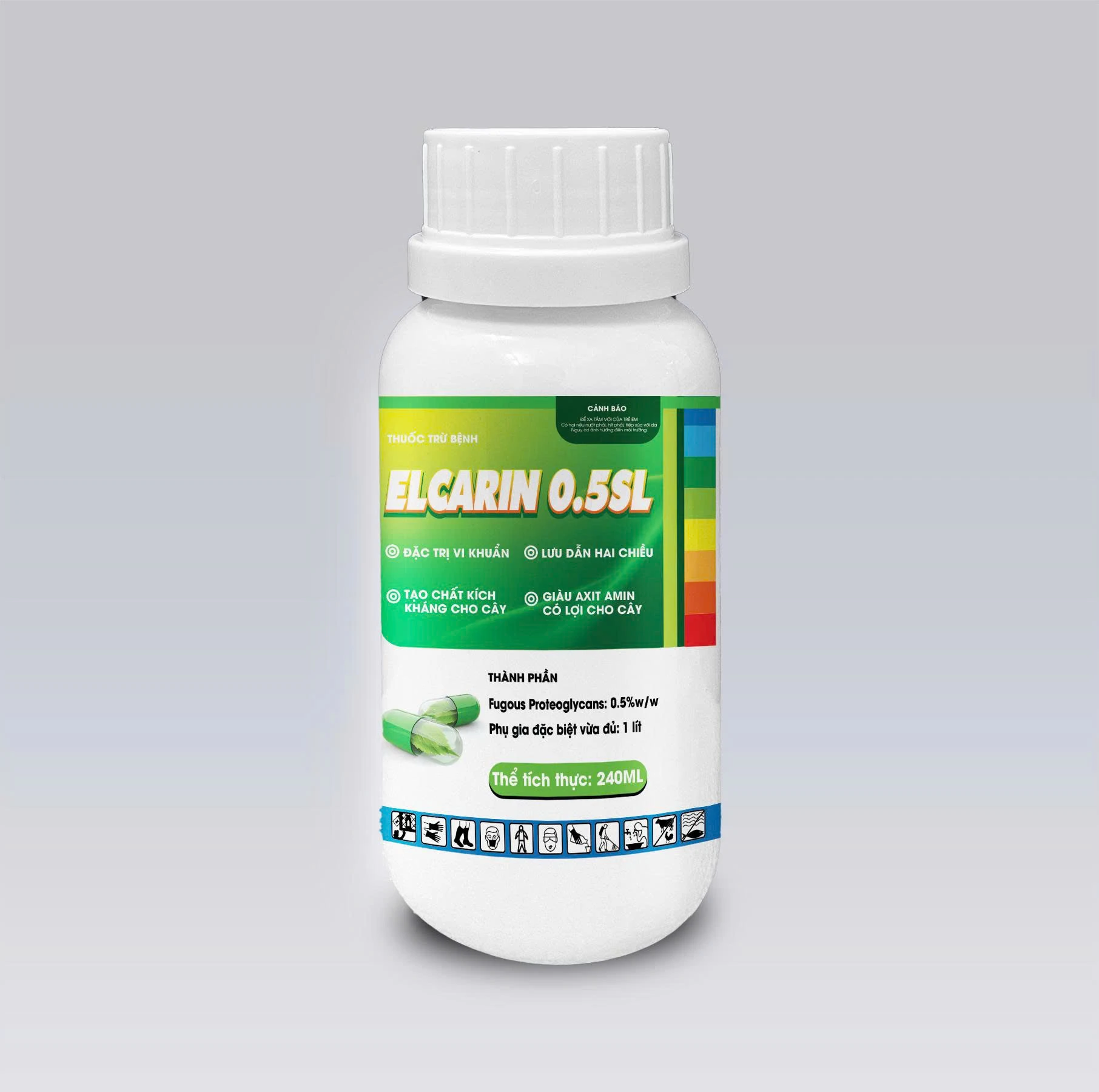 ELCARIN 0.5SL – ĐẶC TRỊ ĐẠO ÔN & VI KHUẨN