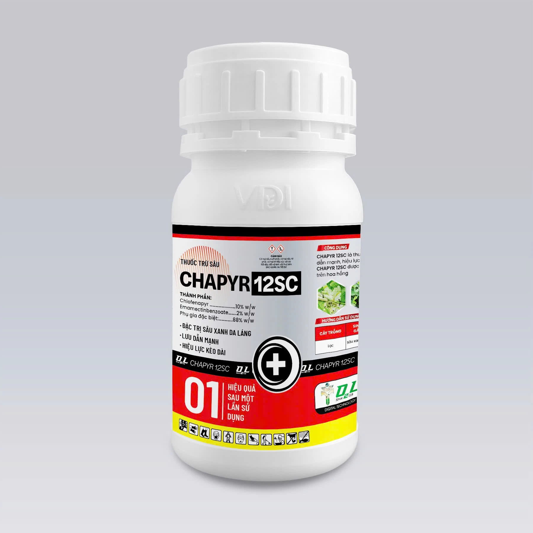 CHAPYR 12SC – ĐẶC TRỊ SÂU XANH DA LÁNG
