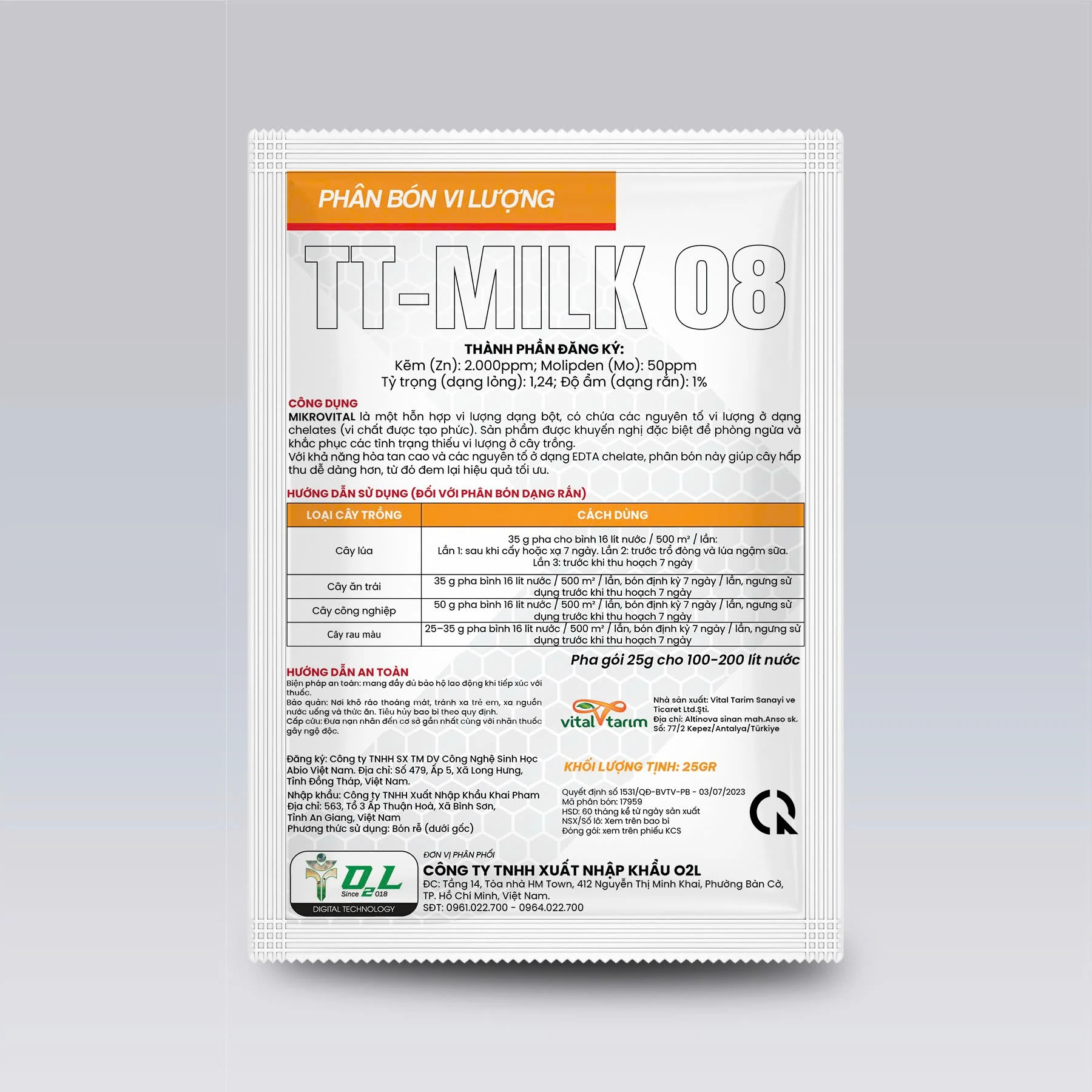 COMBI TURKEY – Xanh lá, dầy lá, tăng thụ phấn