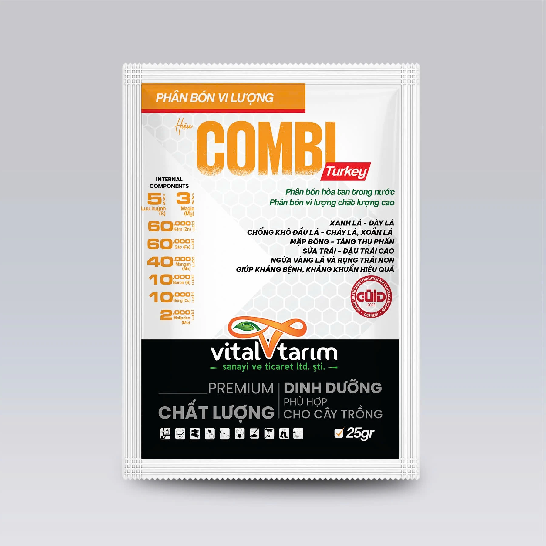 COMBI TURKEY – SỬA TRÁI, ĐẬU TRÁI CAO