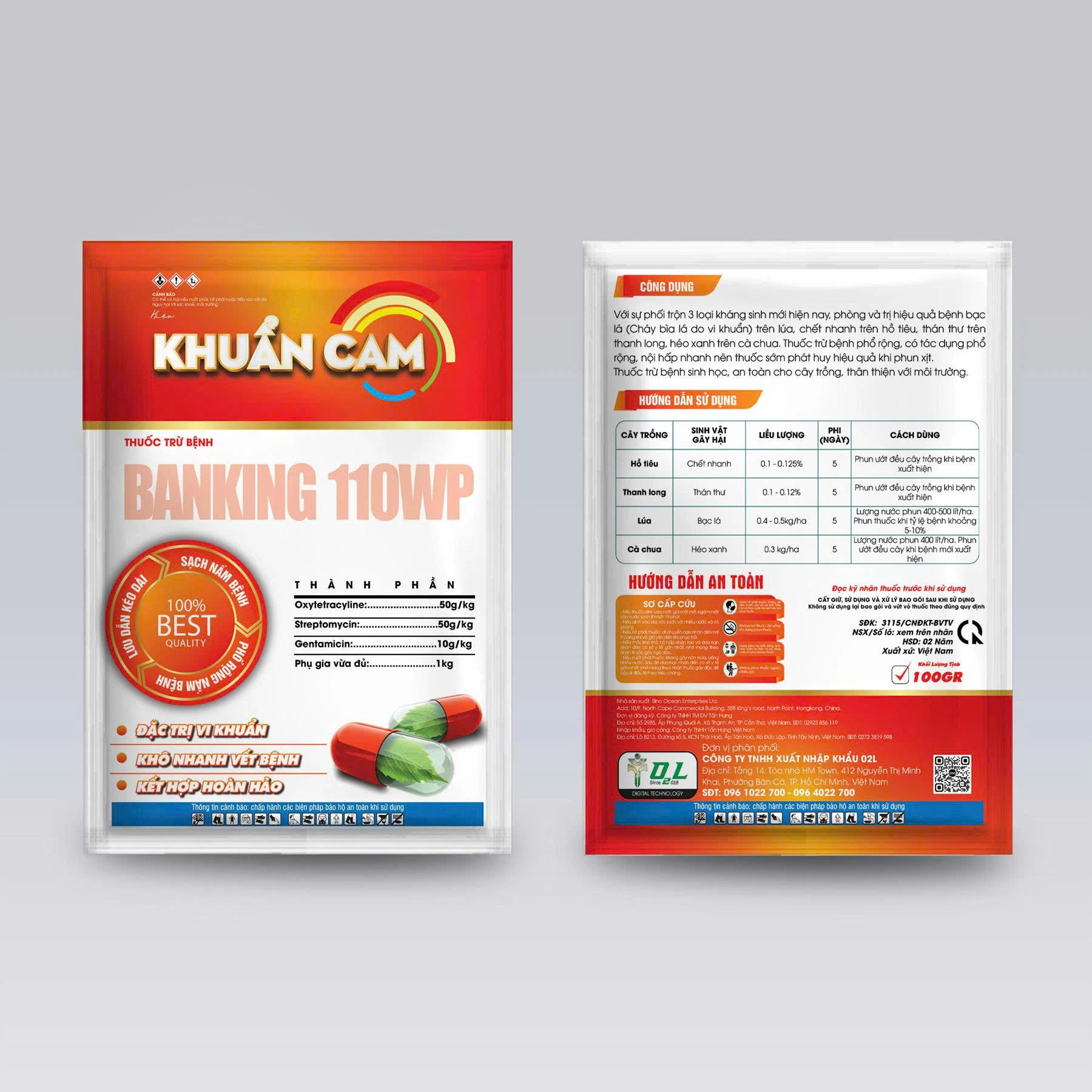 KHUẨN CAM | BANKING 110WP – ĐẶC TRỊ VI KHUẨN