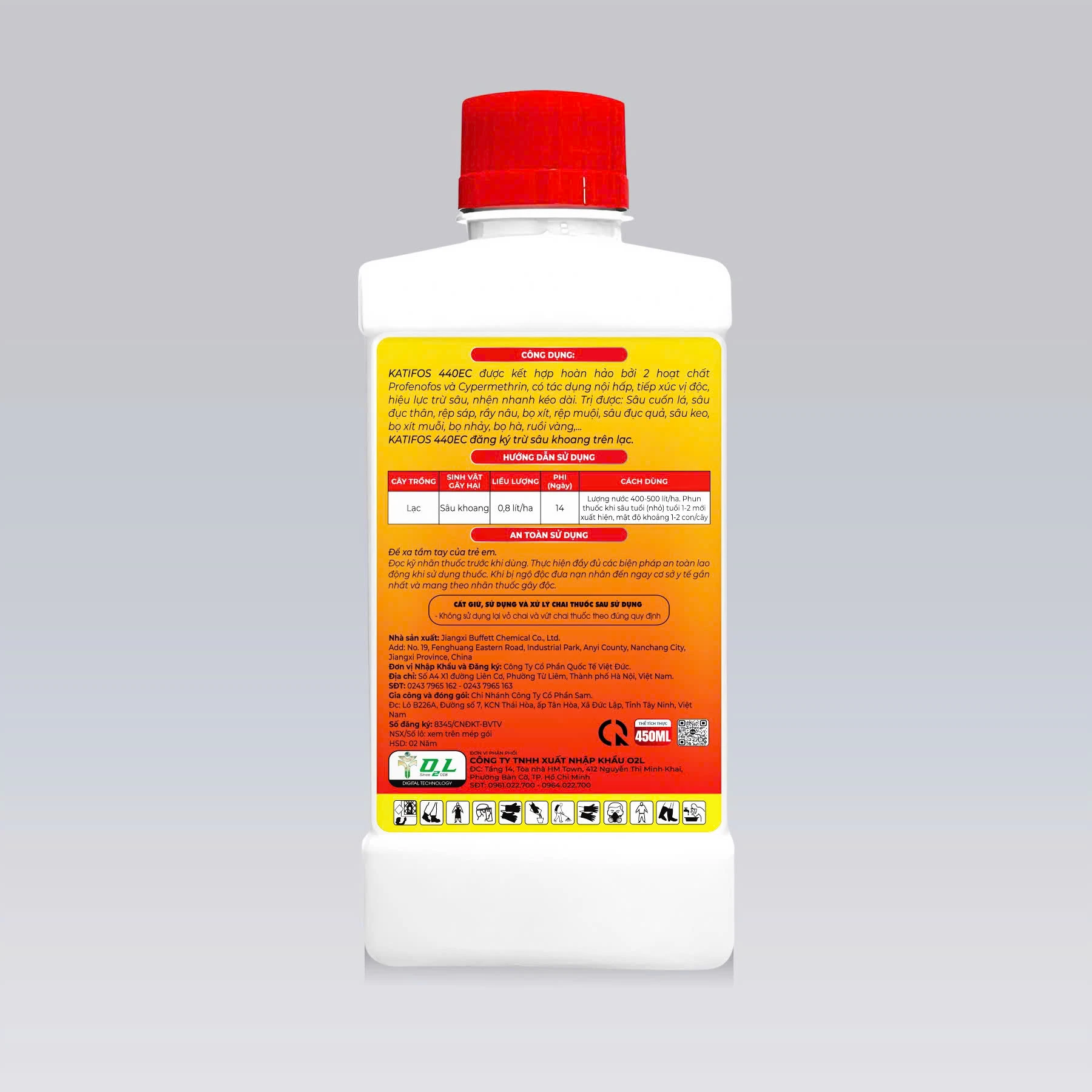 KATIFOS 440EC – LƯU DẪN KÉO DÀI, XÔNG HƠI MẠNH