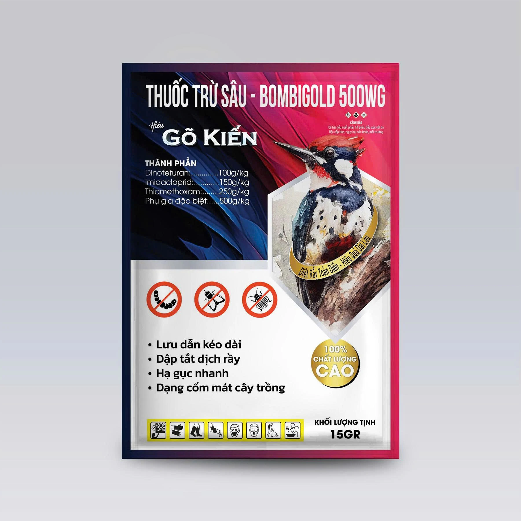 BOMBIGOLD 500WG GÕ KIẾN – DẬP TẮT DỊCH RẦY
