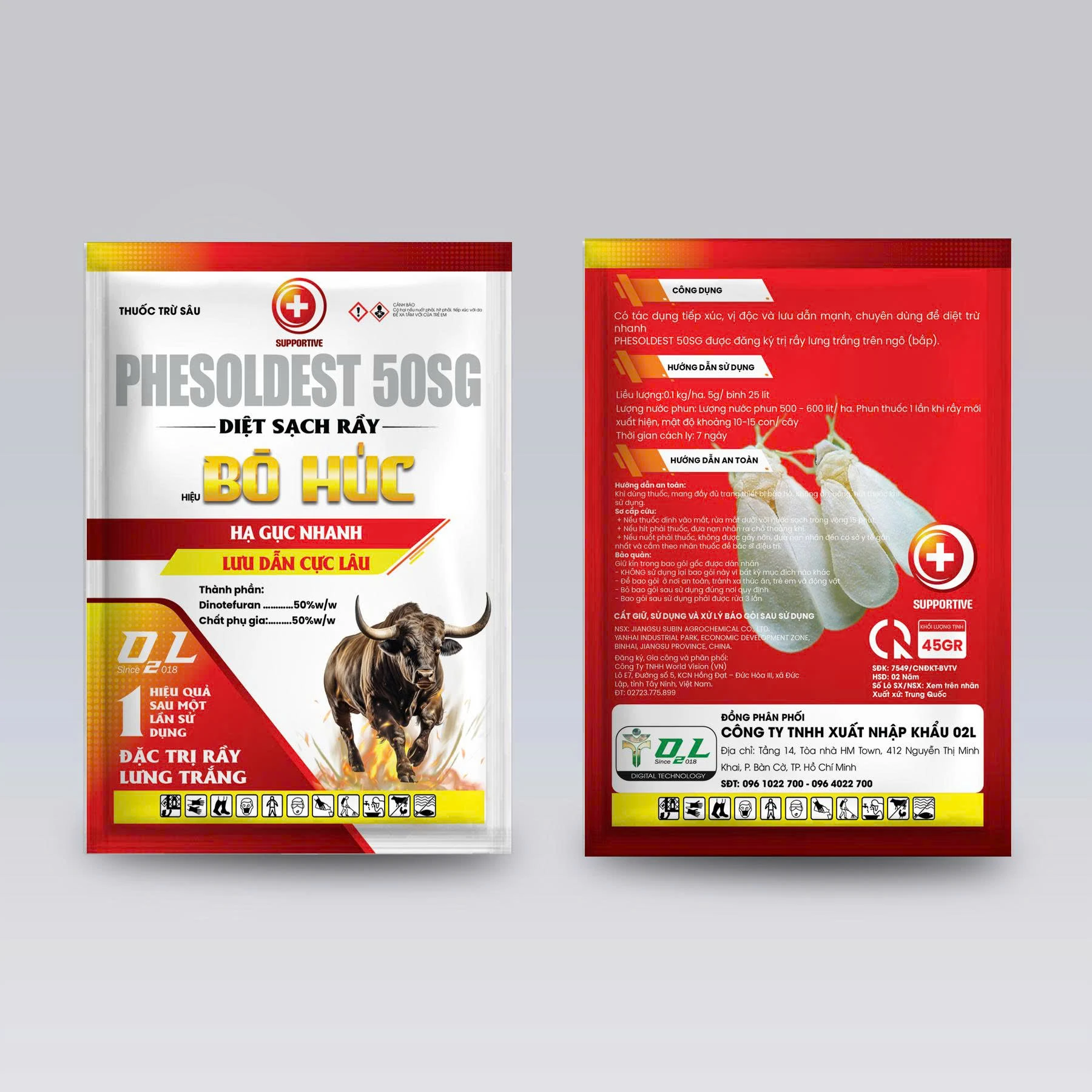 PHESOLDEST 50SG – BÒ HÚC- ĐẶC TRỊ RẦY LƯNG TRẮNG