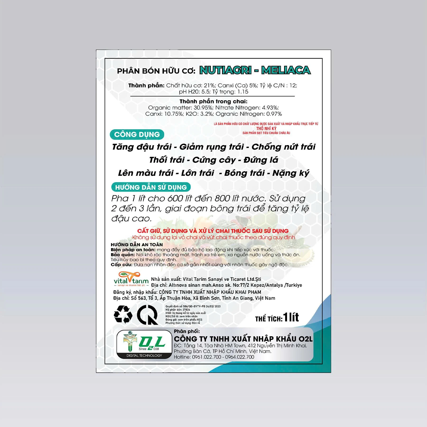 CANXI MAX – Cứng cây, đứng lá, giảm rụng trái