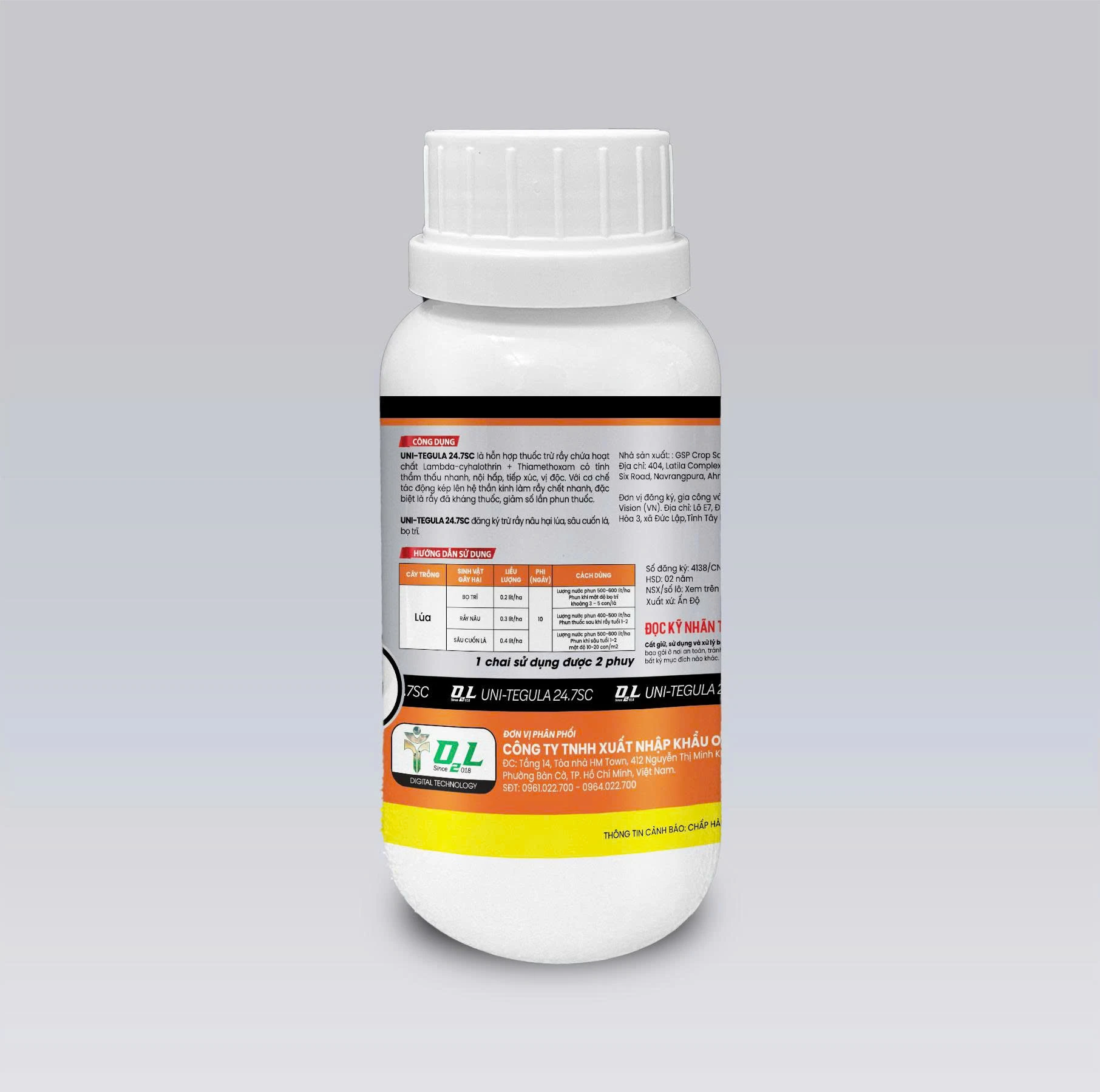 UNI-TEGULA 24.7SC – ĐẶC TRỊ RẦY