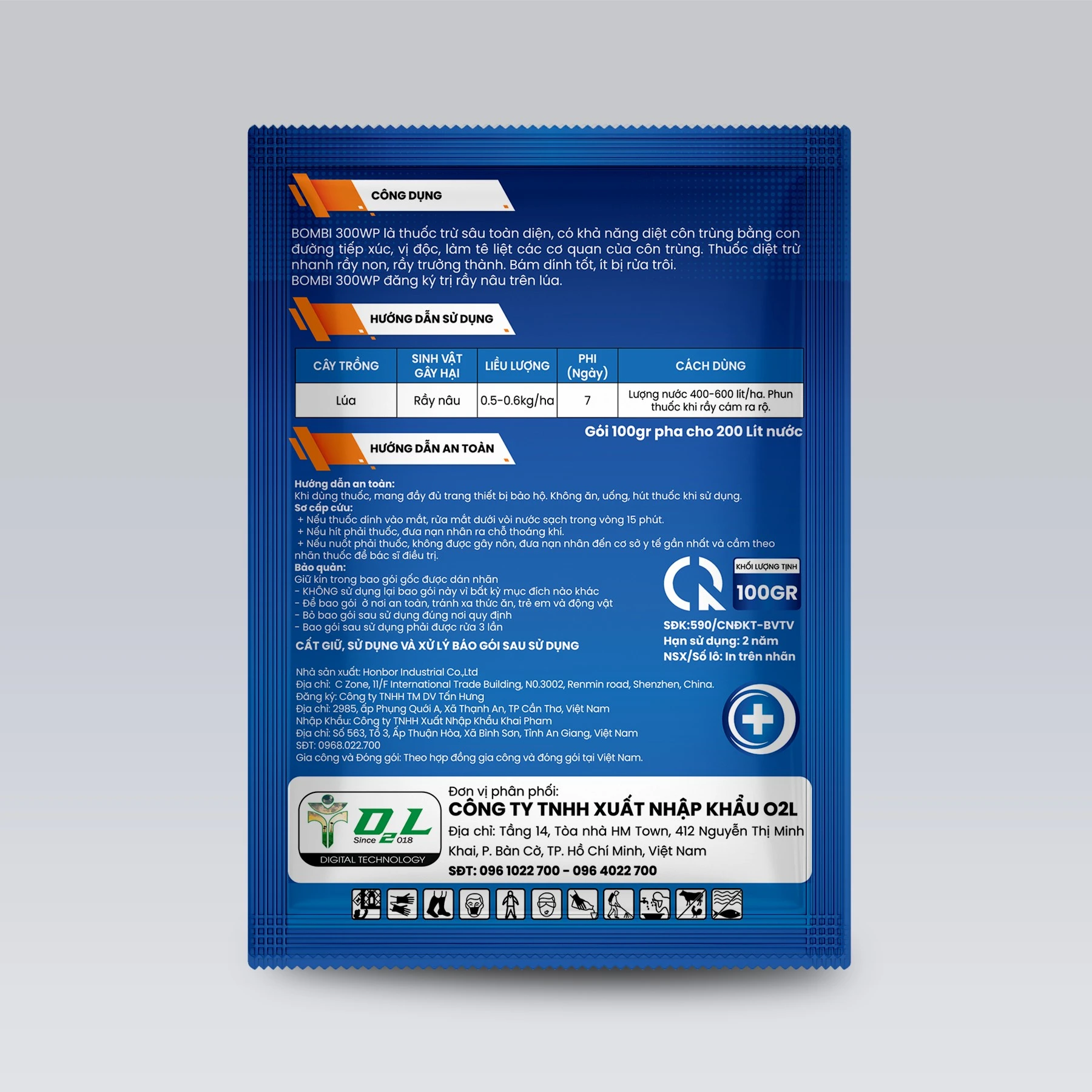 BOMBI 300WP NGỰA LỬA – DIỆT SẠCH RẦY, HẠ GỤC NHANH, LƯU DẪN CỰC LÂU