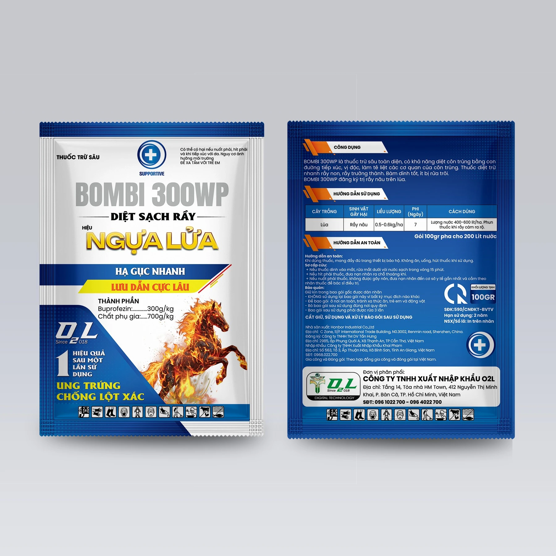 BOMBI 300WP NGỰA LỬA – DIỆT SẠCH RẦY, HẠ GỤC NHANH, LƯU DẪN CỰC LÂU
