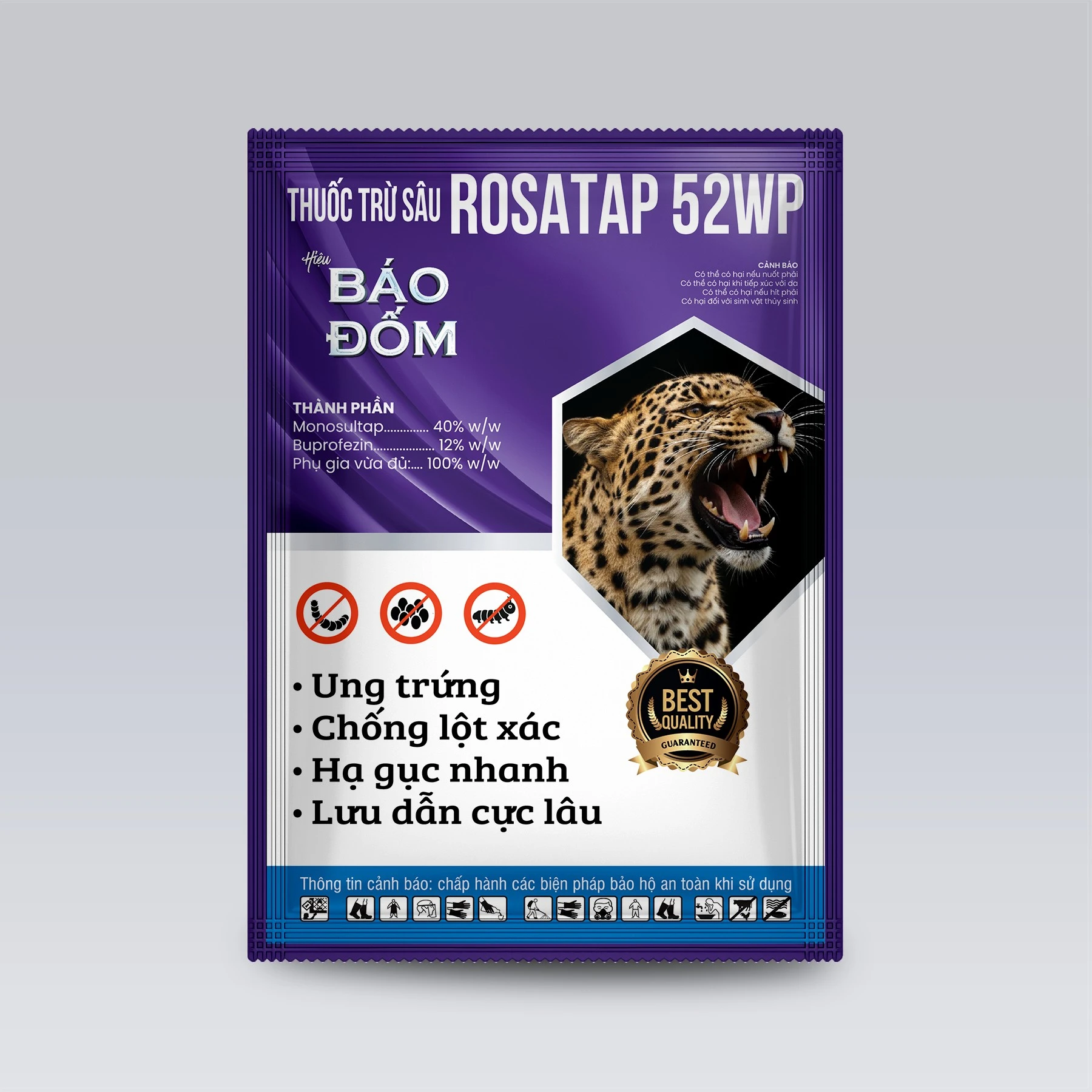 ROSATAP 52WP BÁO ĐỐM– UNG TRỨNG, CHỐNG LỘT XÁC