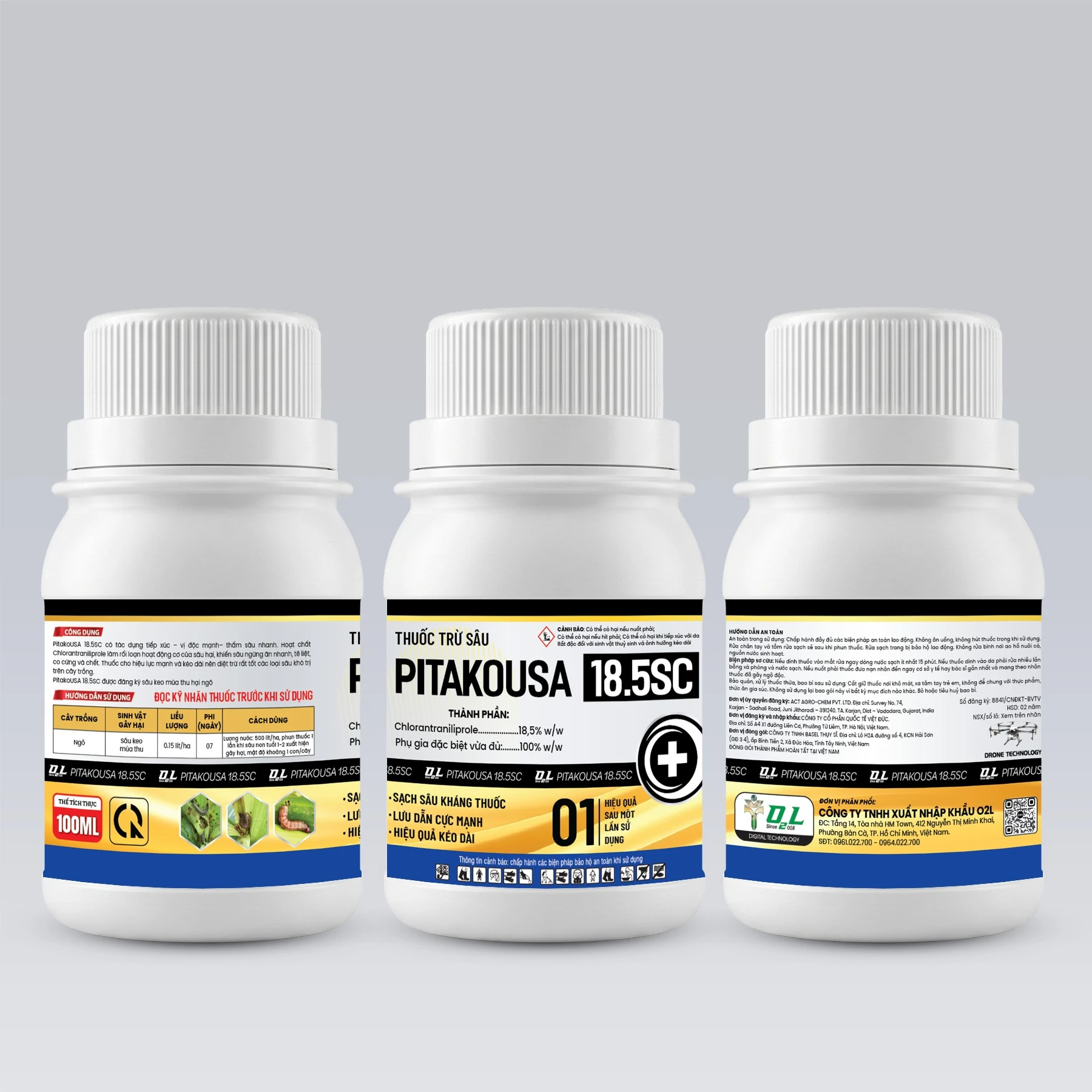 PITAKOUSA 18.5SC – UNG TRỨNG, CHỐNG LỘT XÁC, LƯU DẪN MẠNH