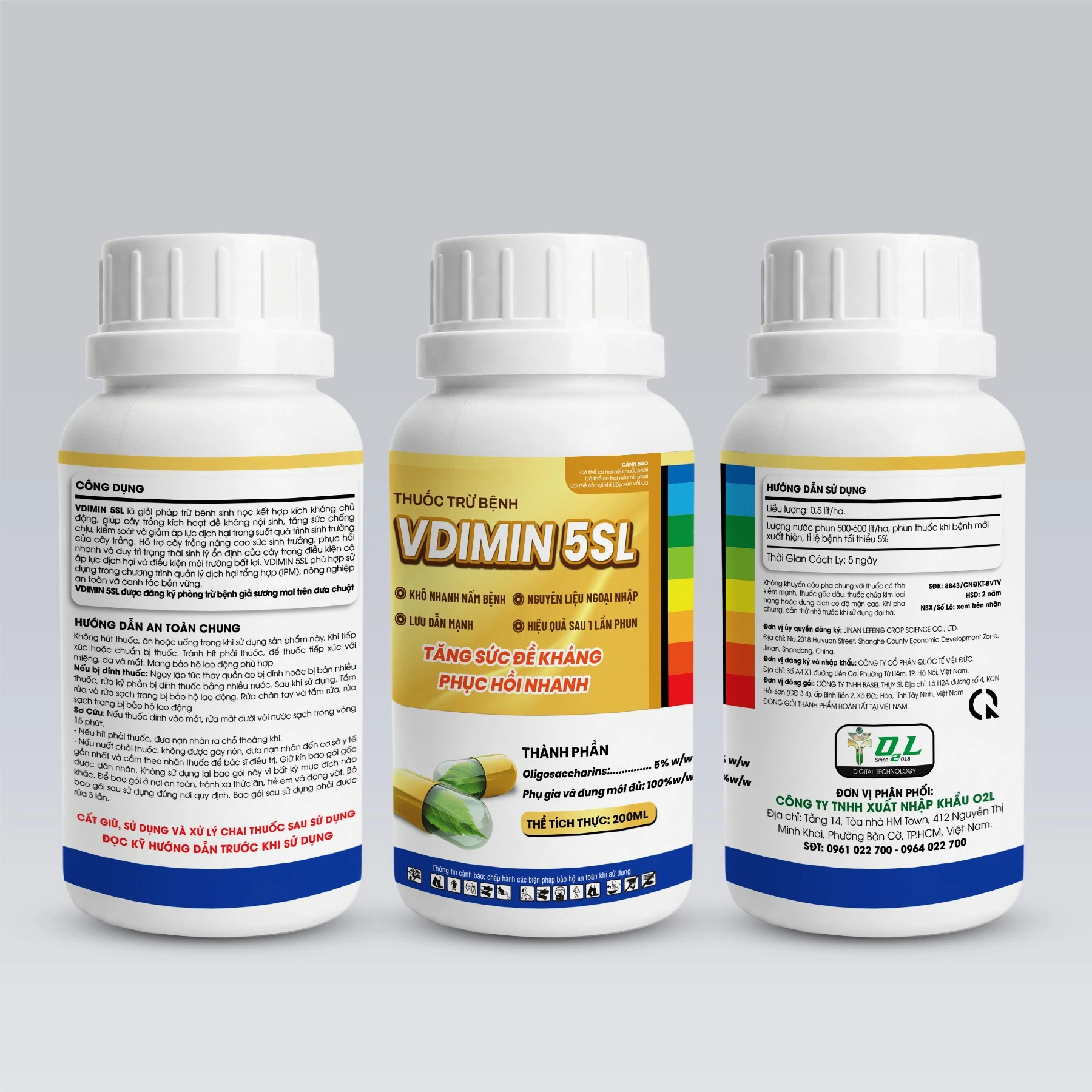 VDIMIN 5SL – KHÔ NHANH NẤM BỆNH
