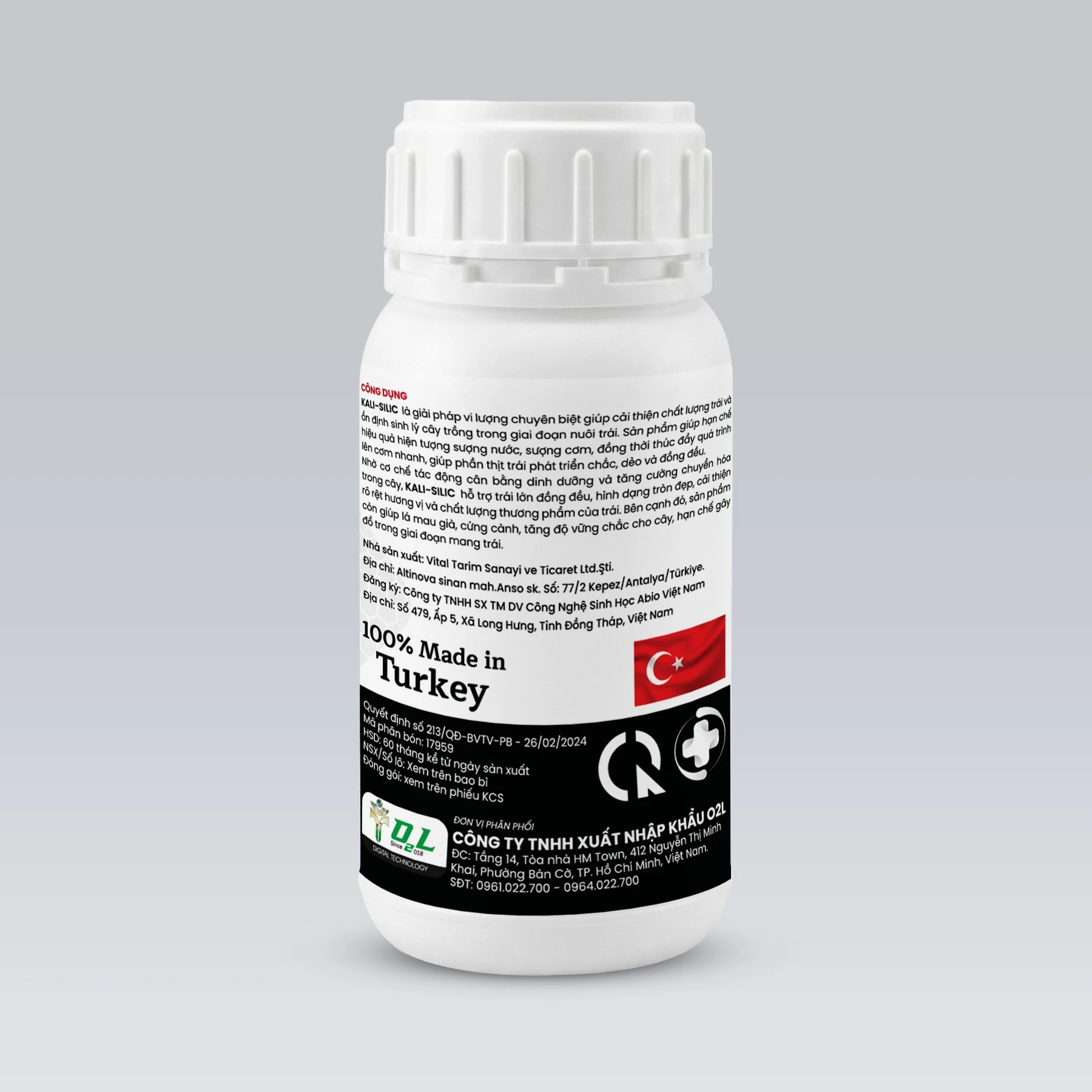 KALI-SILIC – CHỐNG SƯỢNG, LÊN CƠM NHANH, TRÁI LỚN ĐỒNG ĐỀU