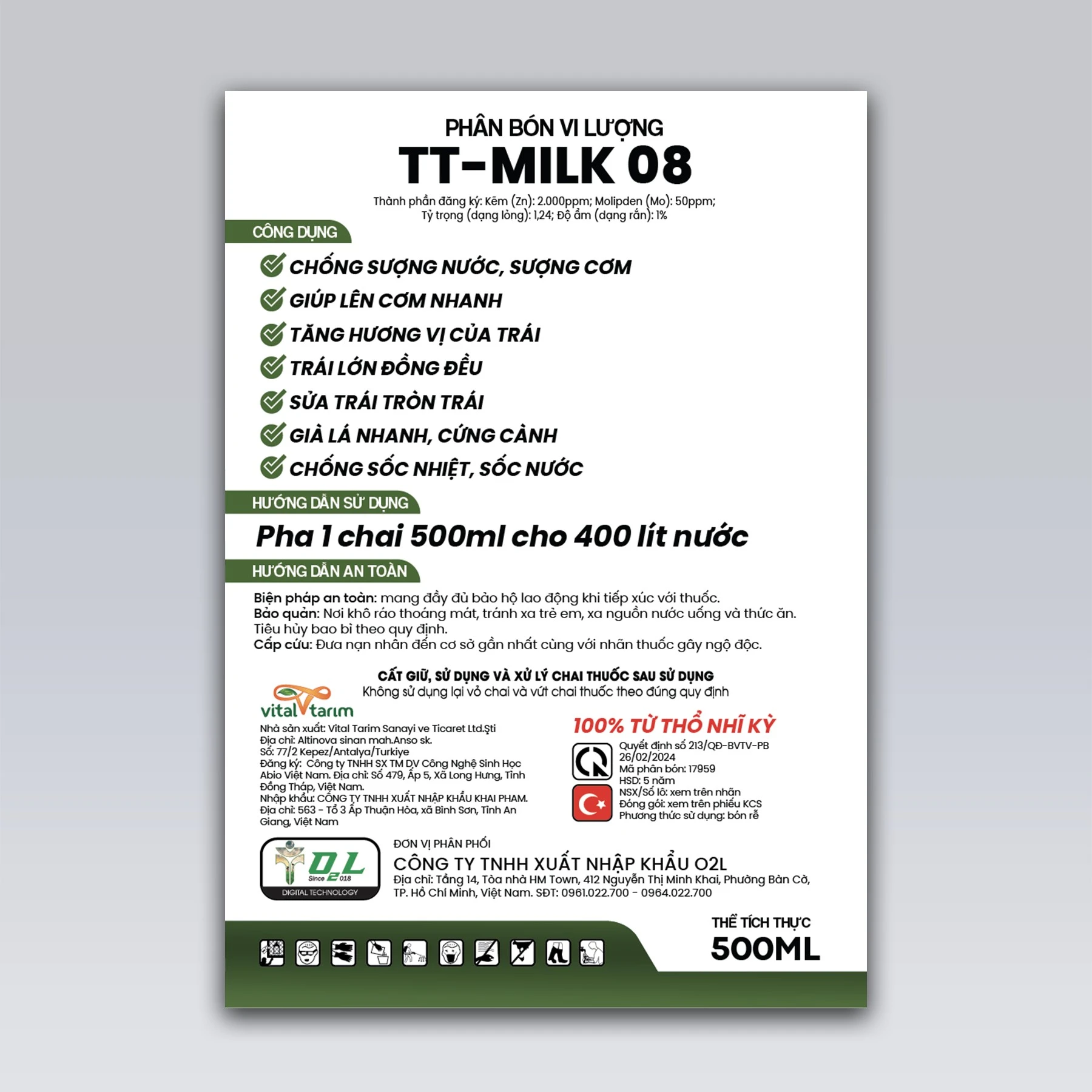 KALI-SILIC – CHỐNG SƯỢNG TRÁI, LÊN CƠM NHANH