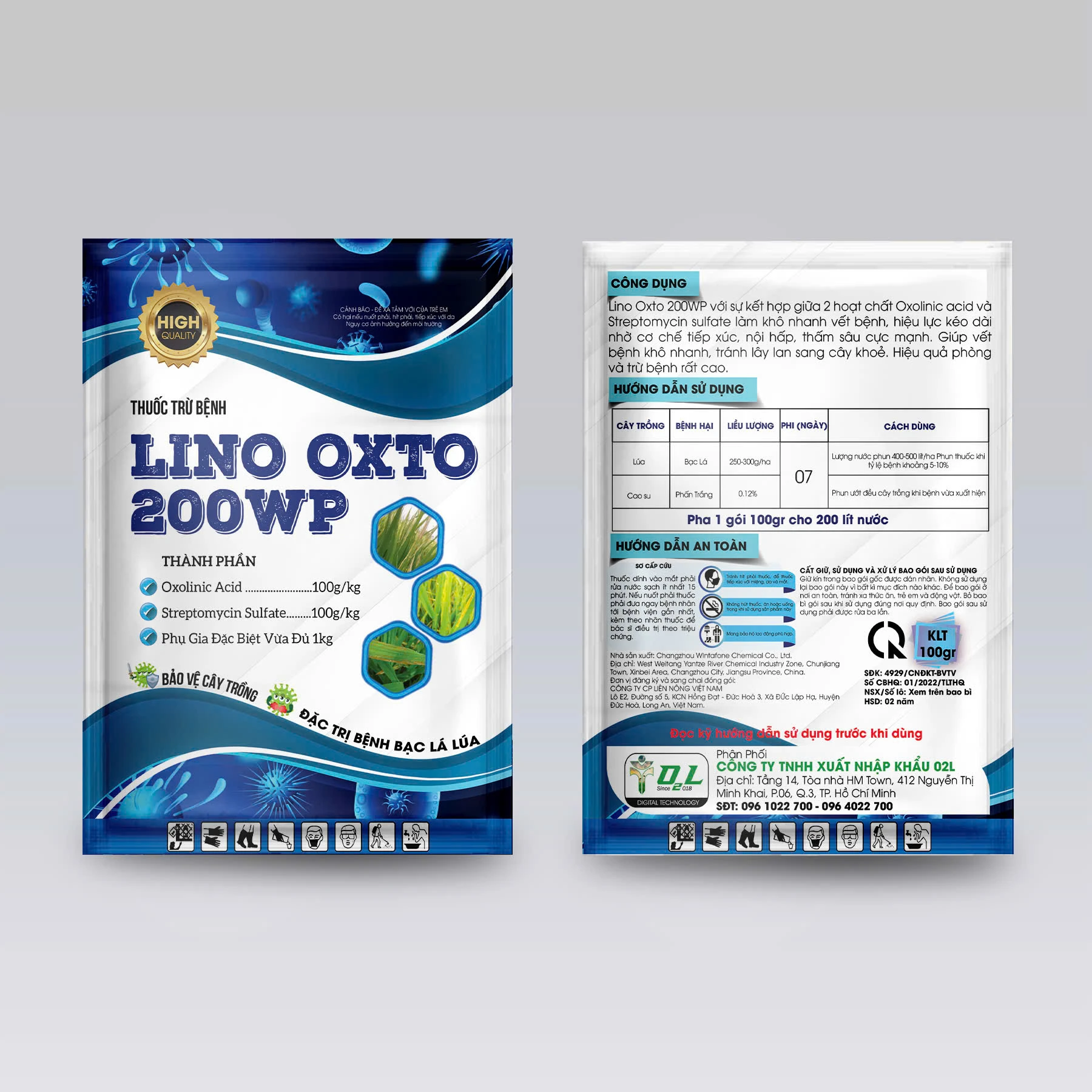 Đặc trị bệnh bạc lá lúa